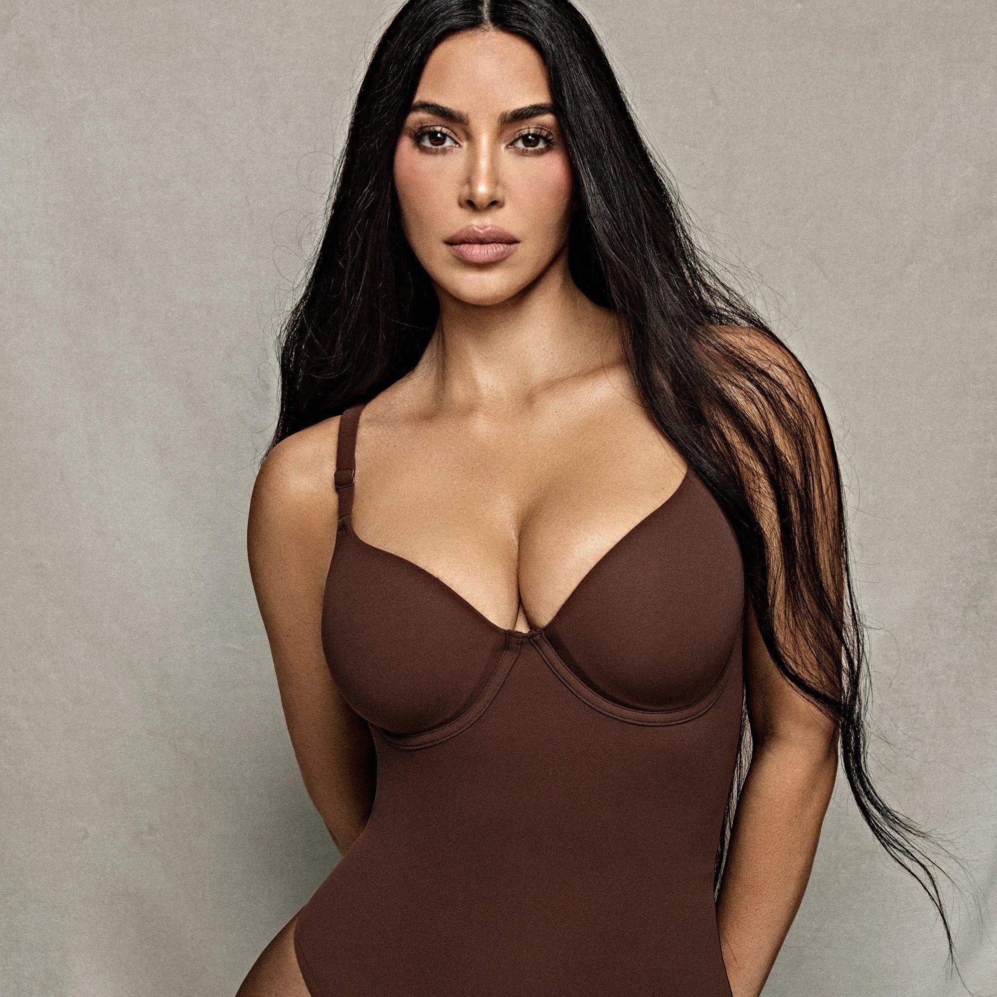 SKIMS FITS EVERYBODY BACK SMOOTHING BRIEF BODYSUIT | COCOA - BODYSUIT - My Suti