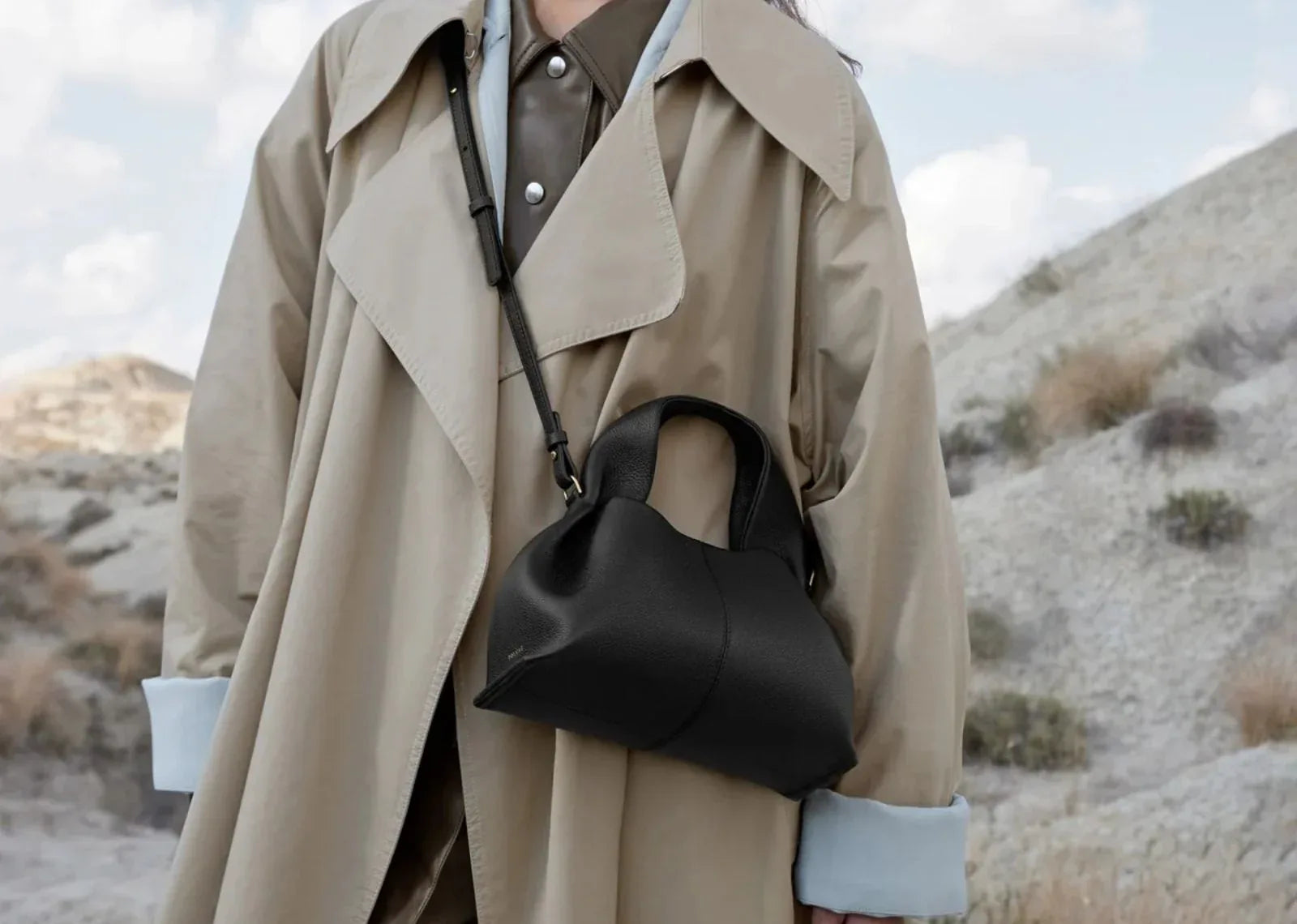 Polène Numéro Neuf Mini Edition Textured Black - My Suti