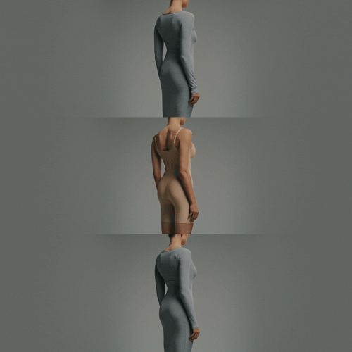 SKIMS BODY BUTT ENHANCING OPEN BUST PADDED BODYSUIT | COCOA - BODYSUIT - My Suti