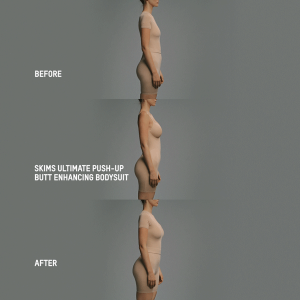 SKIMS ULTIMATE BODY PUSH-UP BUTT ENHANCING PADDED MID THIGH BODYSUIT | JASPER - BODYSUIT - My Suti