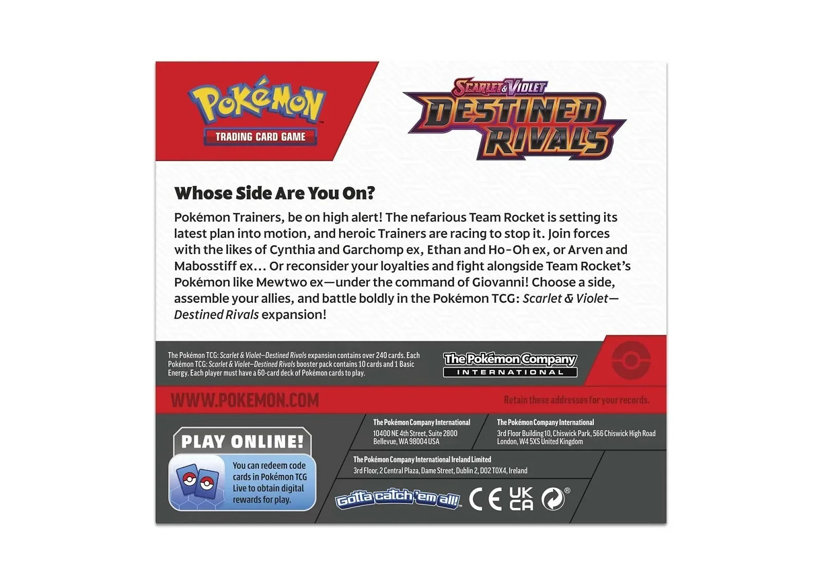 Pokémon Scarlet & Violet Destined Rivals Booster Box (36 Packs) - My Suti