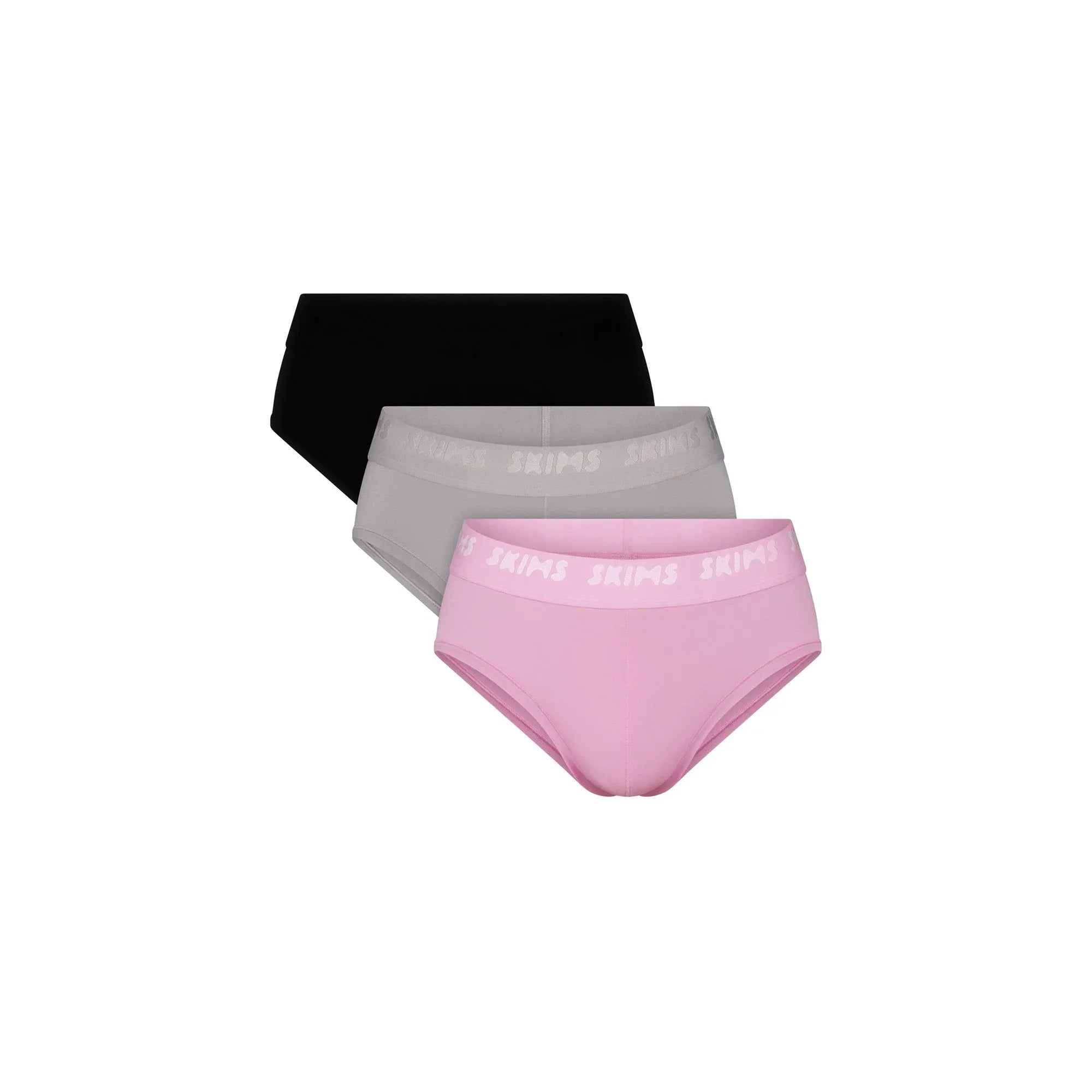 SKIMS STRETCH MENS BRIEF 3-PACK | BUBBLE GUM MIRROR MULTI - KÜLOT - My Suti