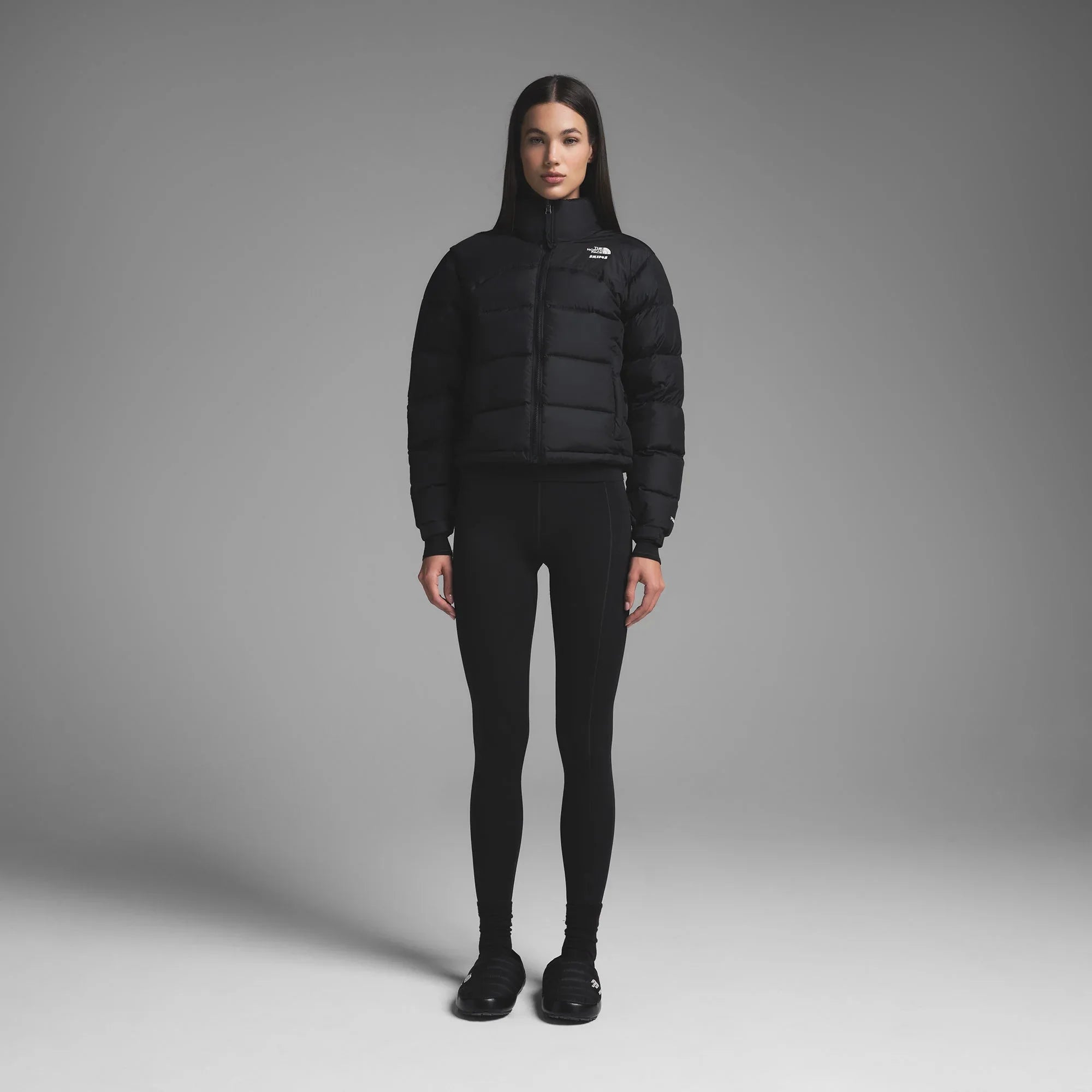 SKIMS THE NORTH FACE X 2000 RETRO NUPTSE JACKET | ONYX - DONDURUCUSWEATER - My Suti
