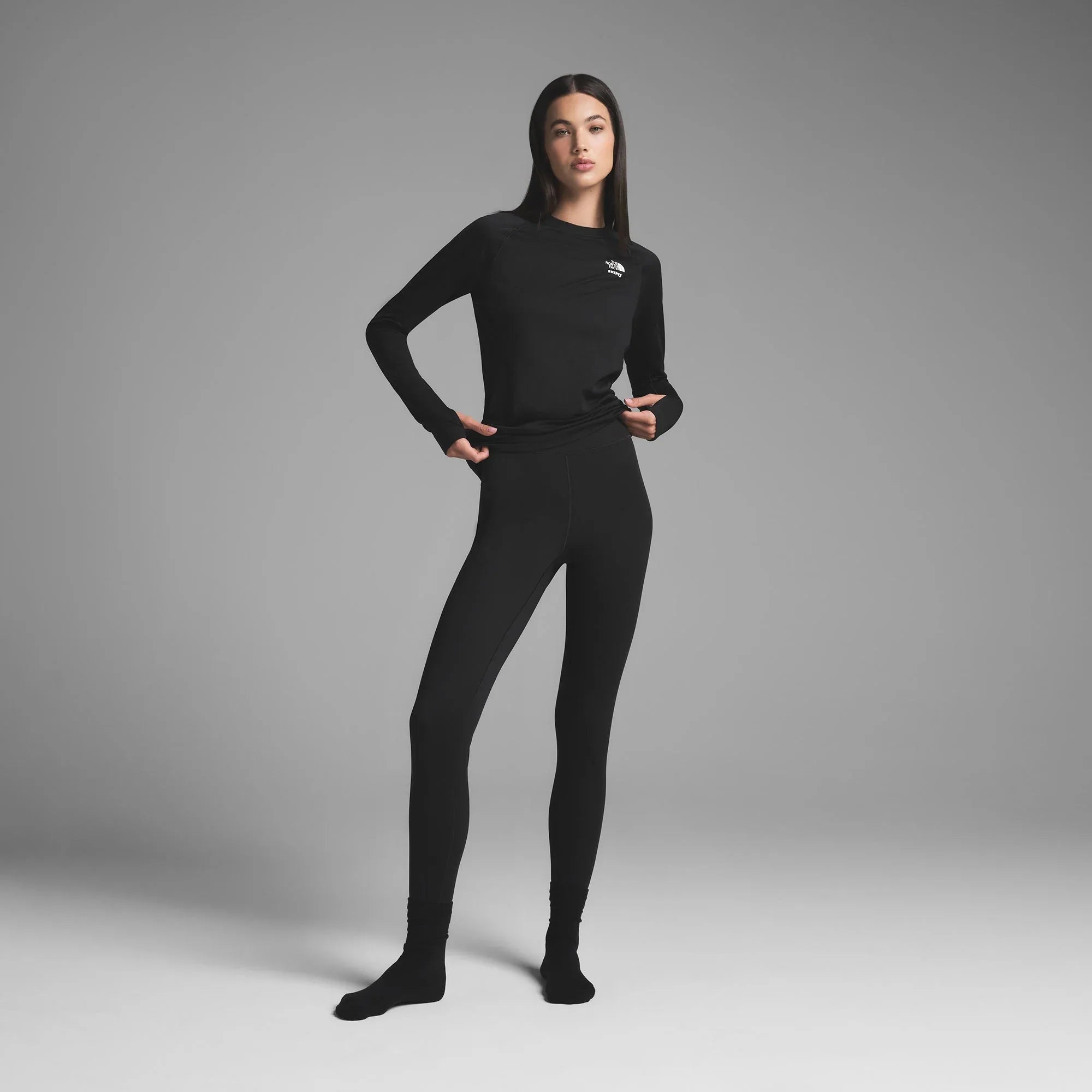 SKIMS THE NORTH FACE X DOTKNIT LEGGING | ONYX - TAYT - My Suti
