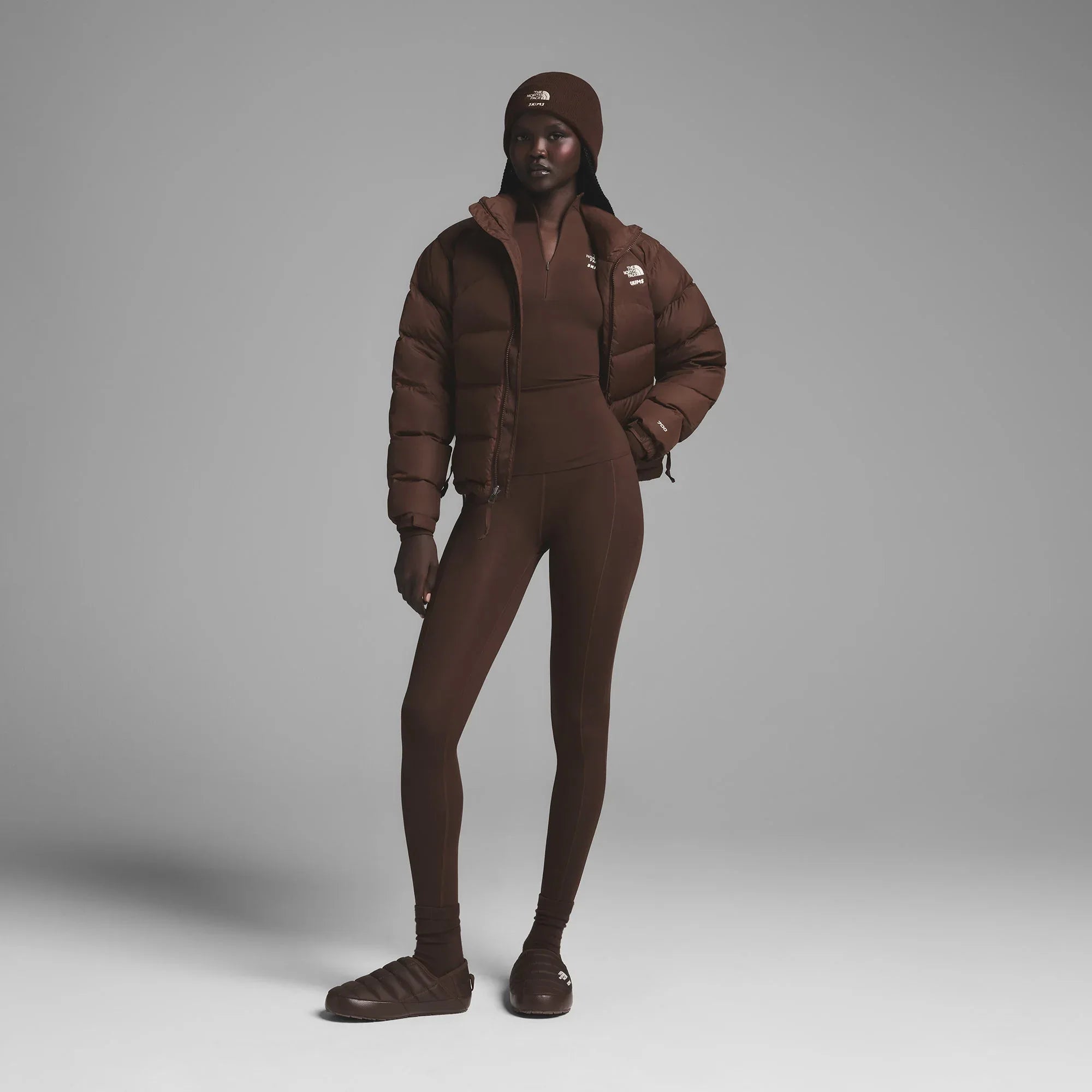 SKIMS THE NORTH FACE X SKIMS BEANIE | COCOA - ŞAPKA - My Suti