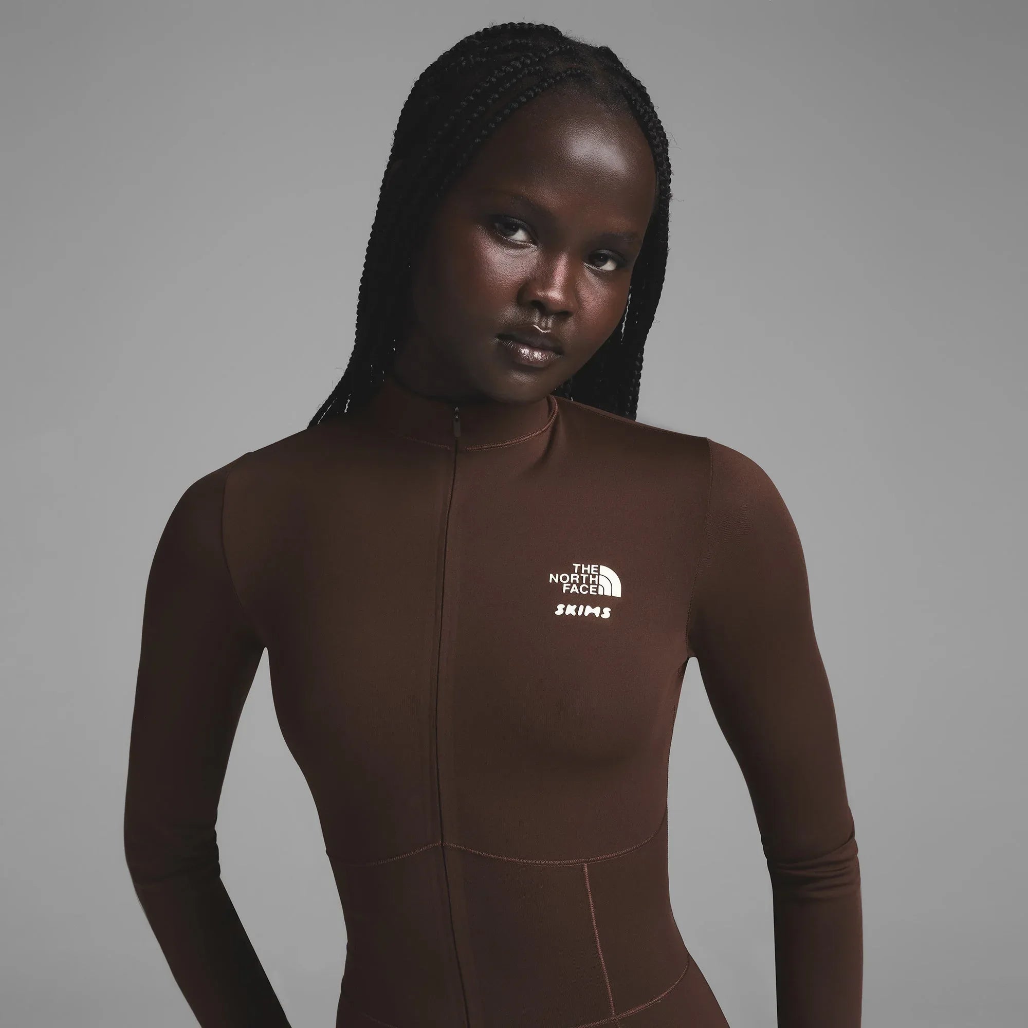 SKIMS THE NORTH FACE X REFINA BODYSUIT | COCOA - TAYT - My Suti