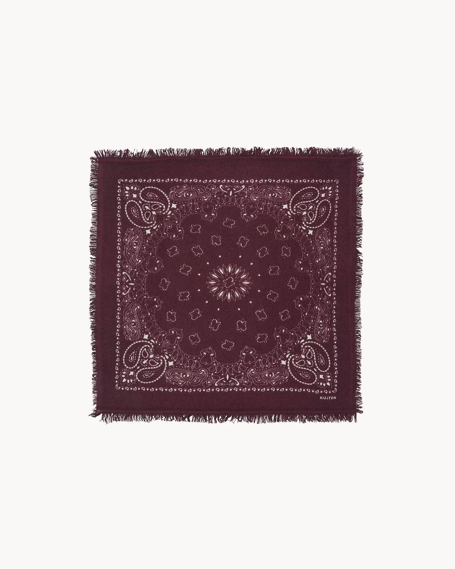 KUJTEN Small Bandana Hachi Burgundy - Bandana - My Suti