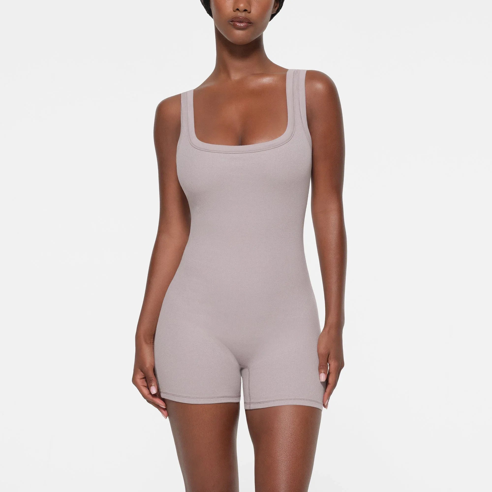 SKIMS COTTON RIB ONESIE | OYSTER - TULUM - My Suti