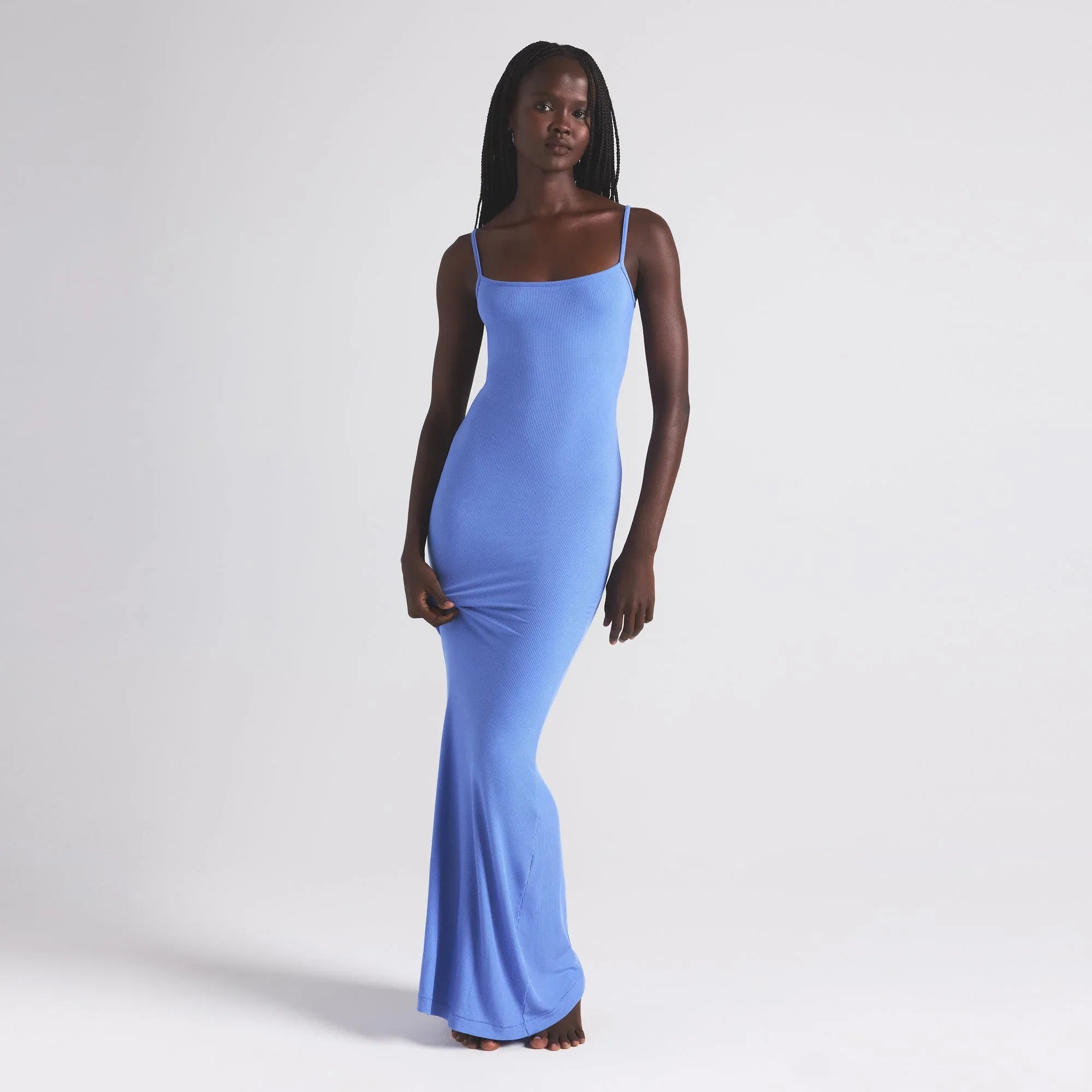 SKIMS SOFT LOUNGE LONG SLIP DRESS | CIELO - ELBİSE - My Suti