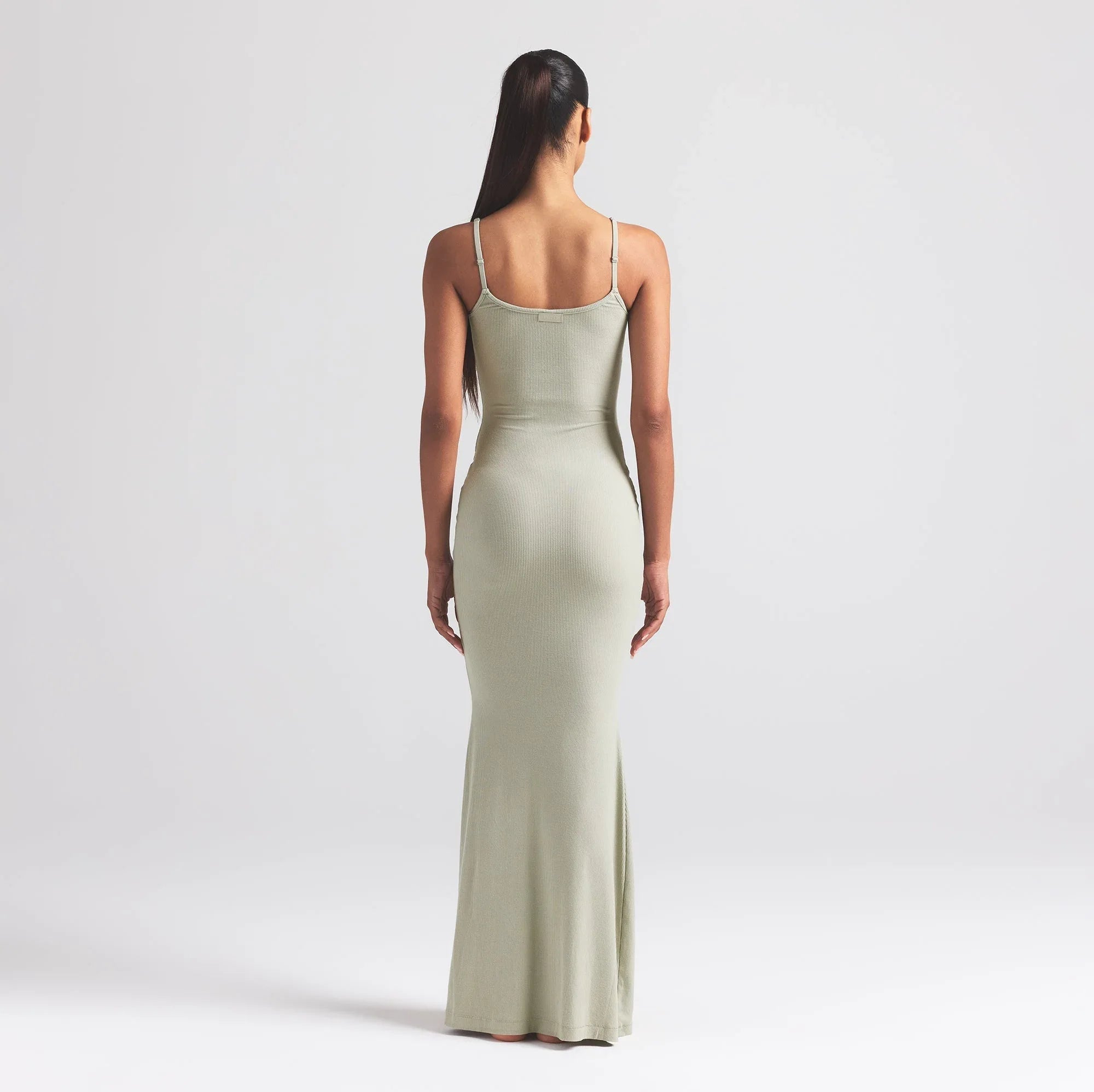 SKIMS SOFT LOUNGE LONG SLIP DRESS | TALC - ELBİSE - My Suti