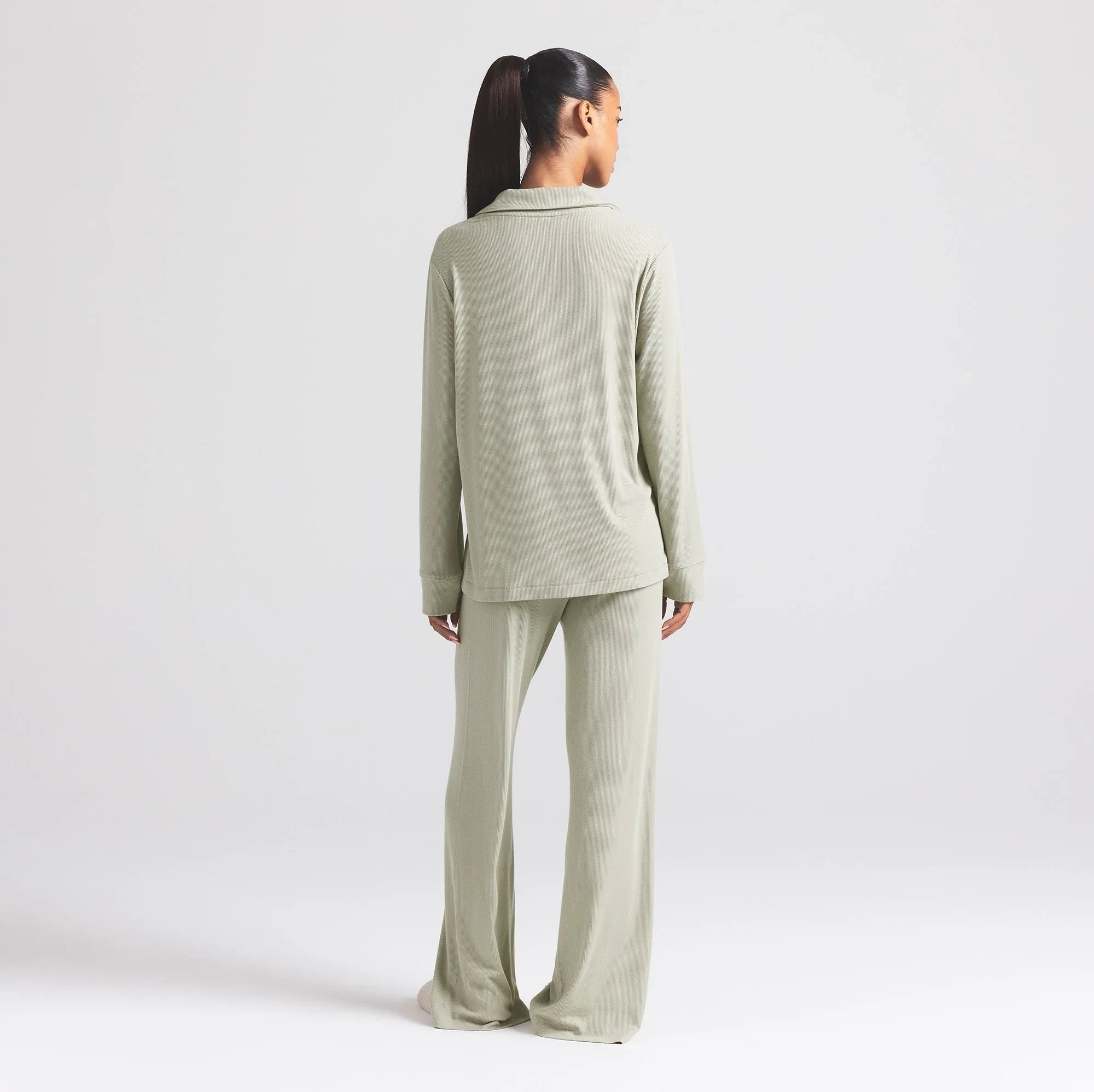 SKIMS SOFT LOUNGE SLEEP SET | TALC - PİJAMA TAKIMI - My Suti