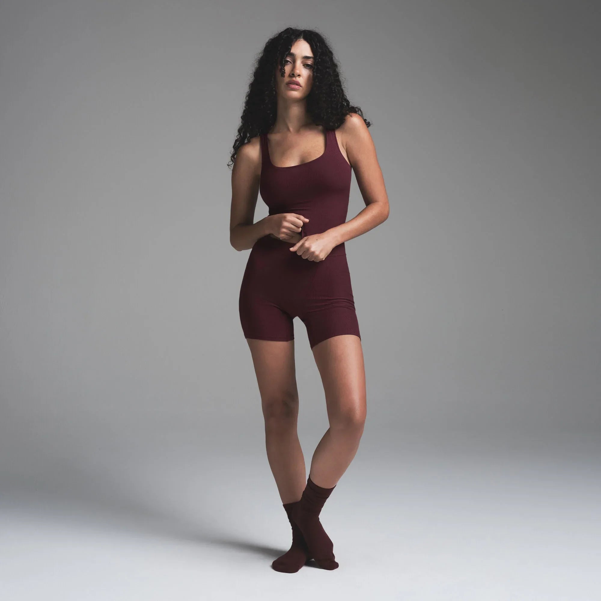 SKIMS SOFT LOUNGE TANK | BORDEAUX - TİŞÖRT - My Suti