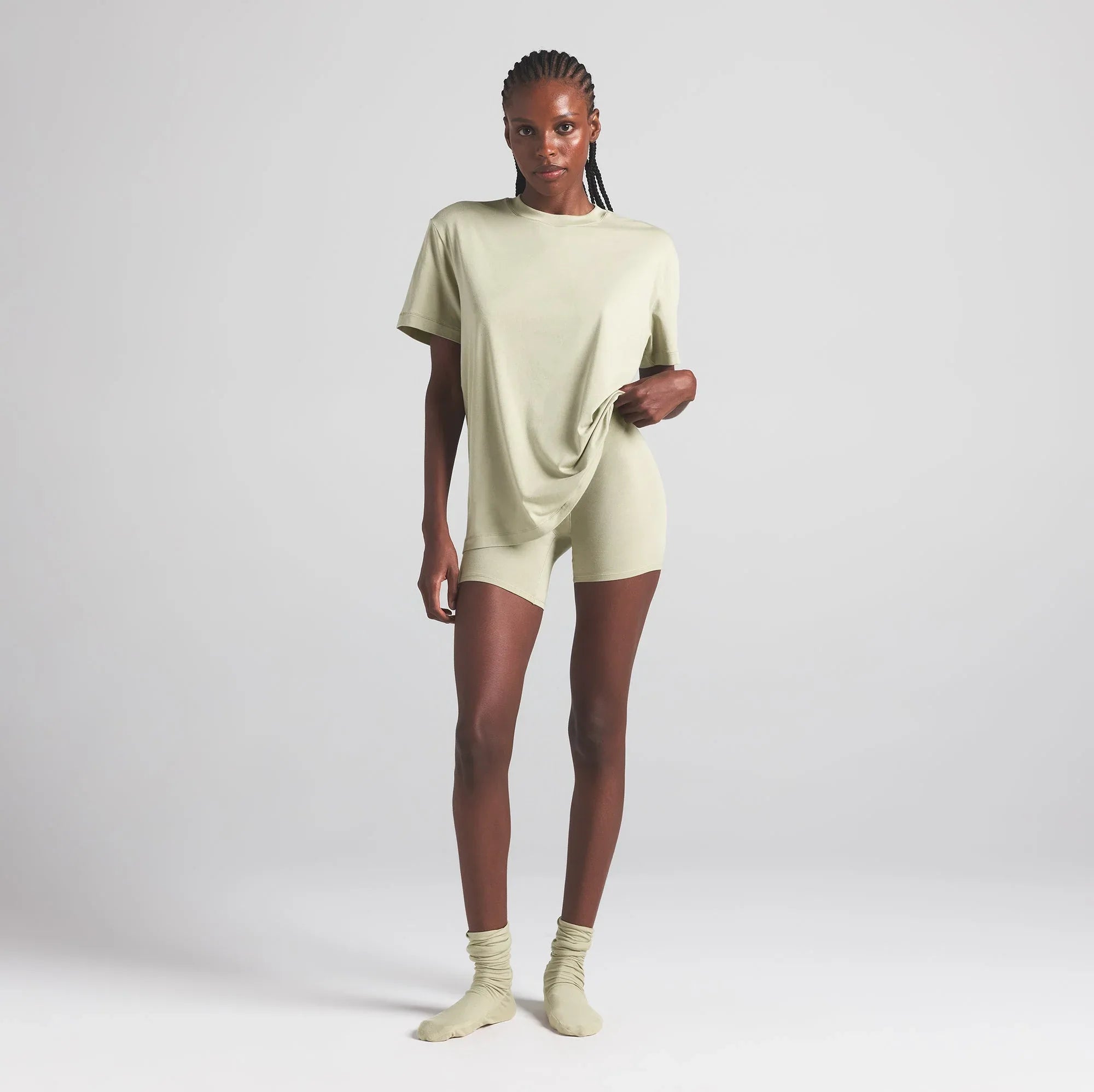 SKIMS BOYFRIEND T-SHIRT | TALC - TİŞÖRT - My Suti