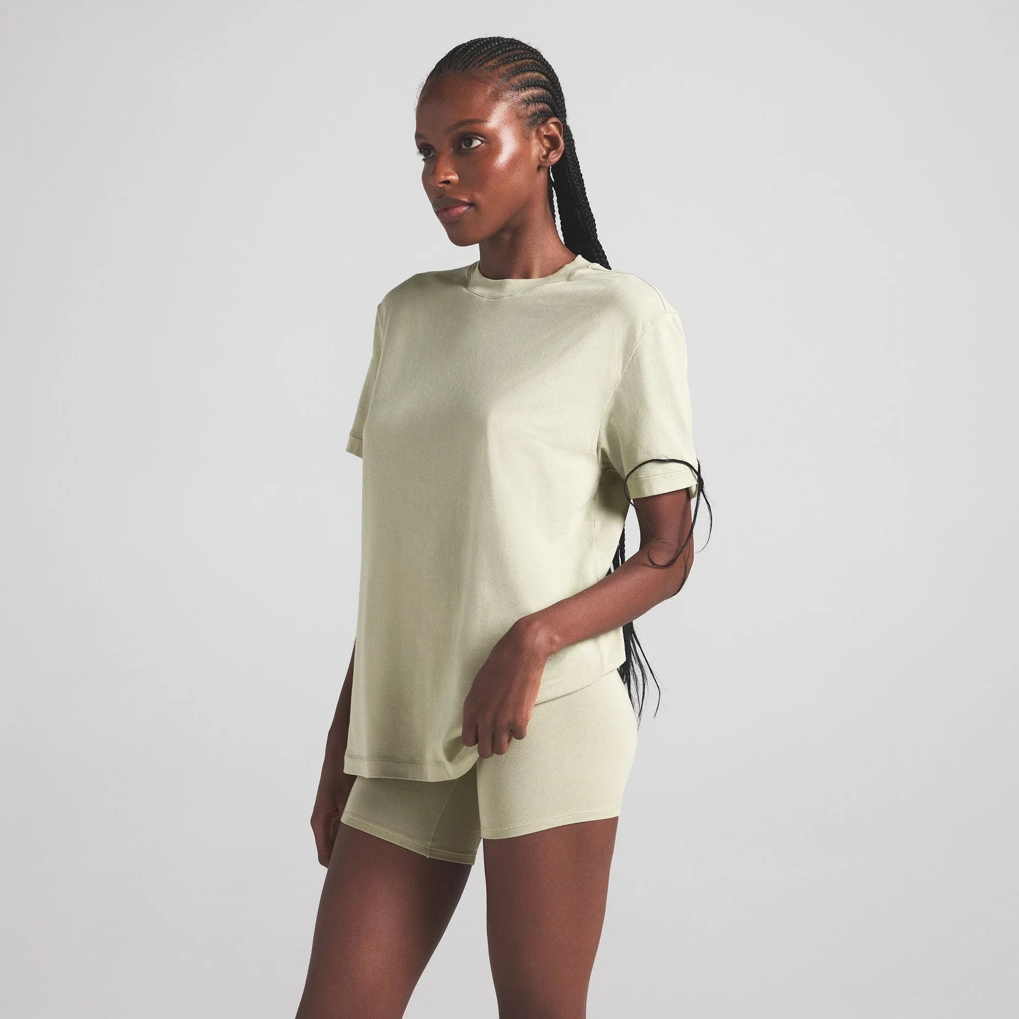 SKIMS BOYFRIEND T-SHIRT | TALC - TİŞÖRT - My Suti