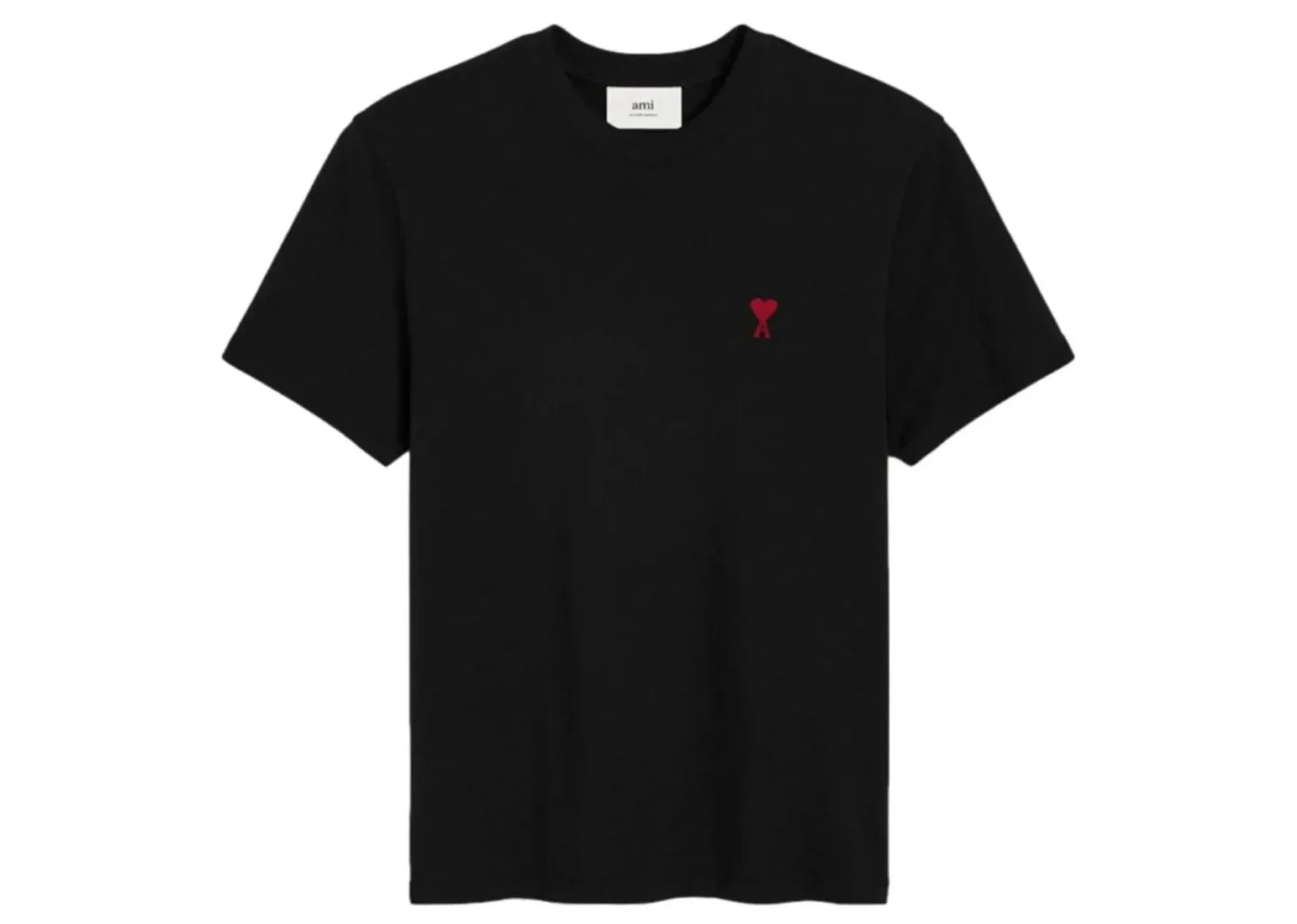 Ami Paris Ami De Coeur T-Shirt Black (2025) - My Suti