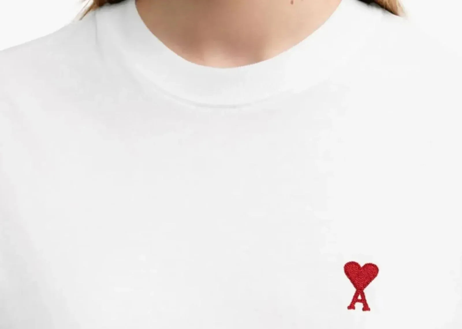 Ami Paris Ami De Coeur T-Shirt White (2025) - My Suti
