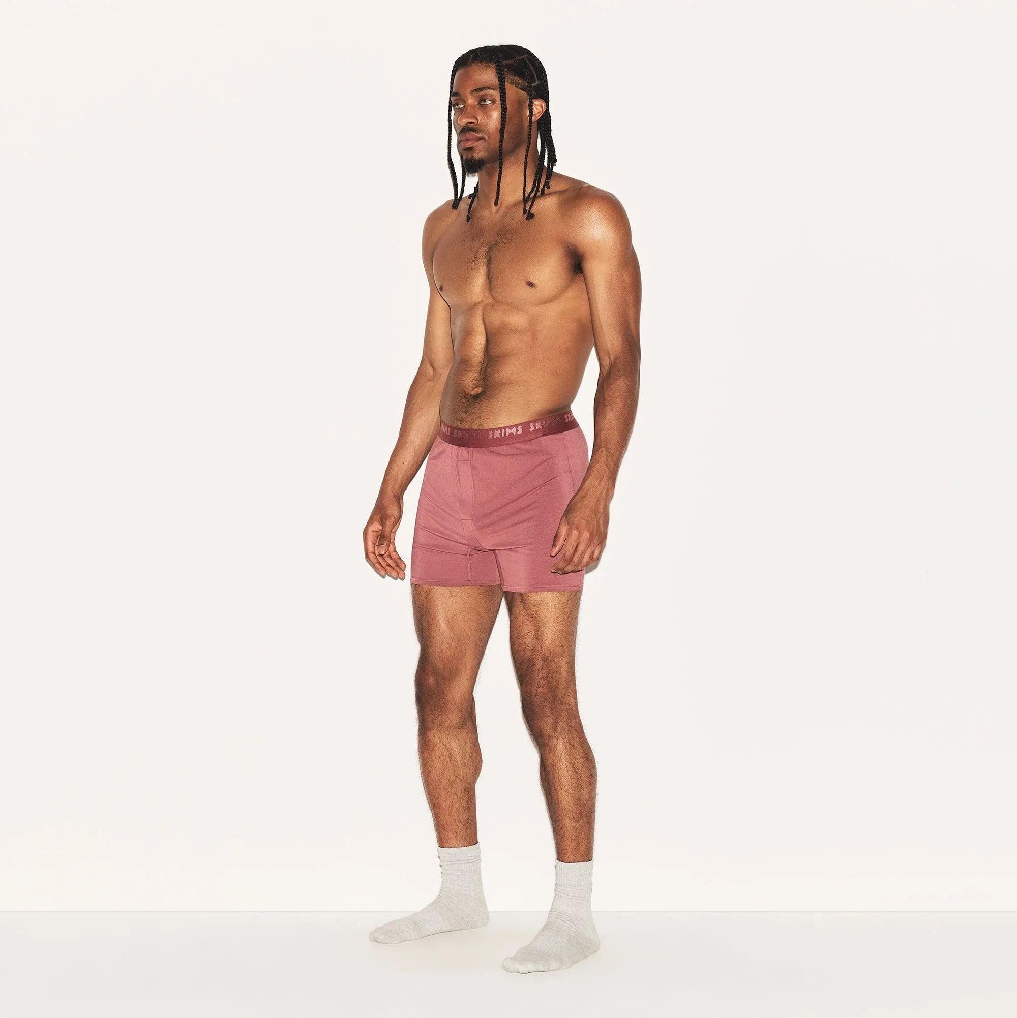 SKIMS STRETCH MENS KNIT BOXER | CORDOVAN - KUTU ŞORT - My Suti