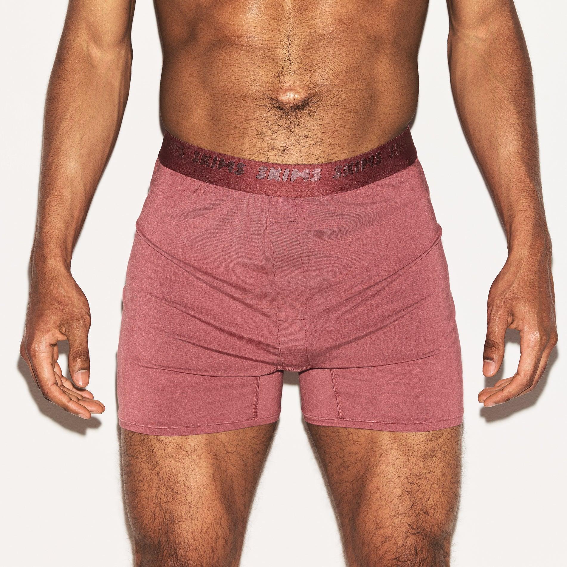 SKIMS STRETCH MENS KNIT BOXER | CORDOVAN - KUTU ŞORT - My Suti