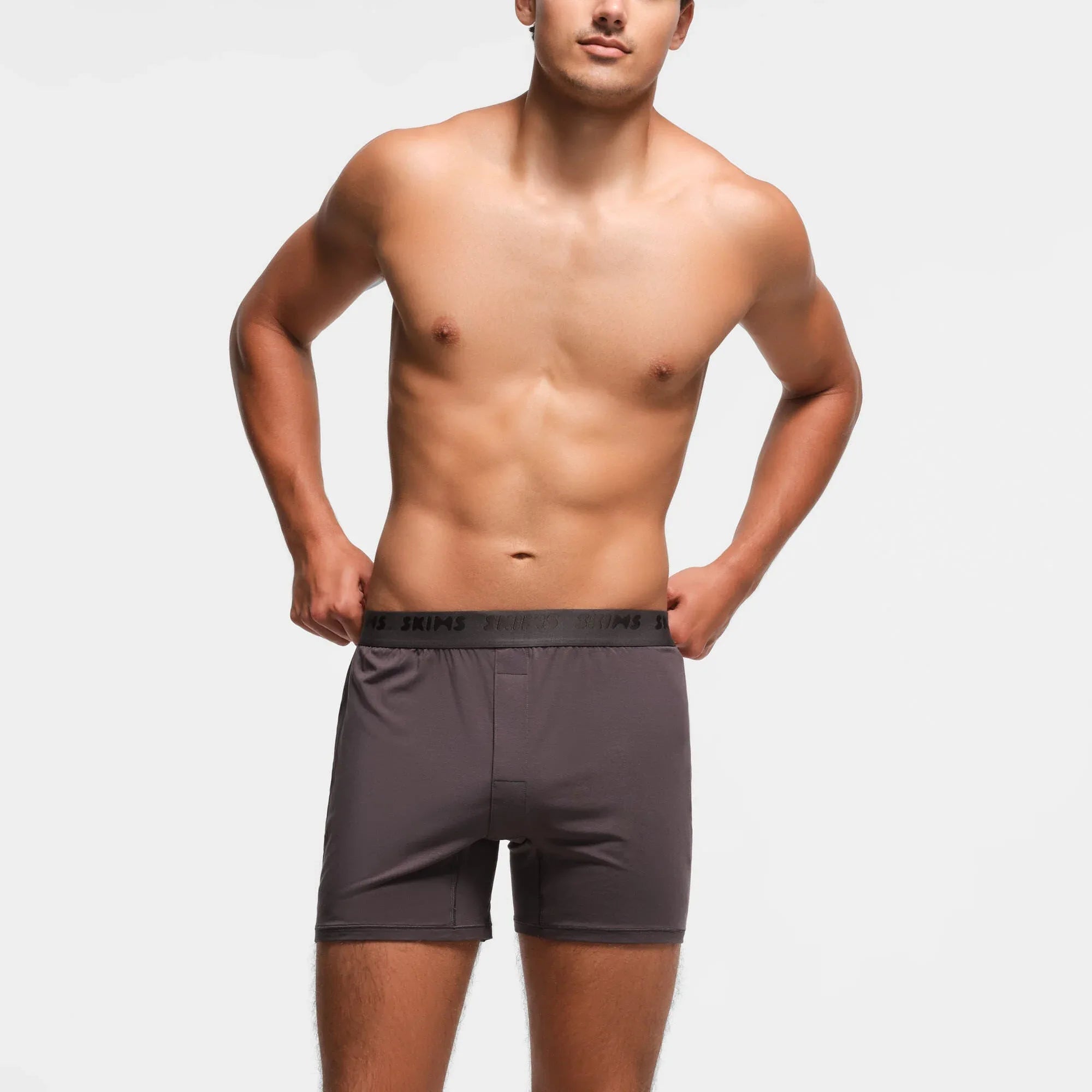 SKIMS STRETCH MENS KNIT BOXER | IRON - KUTU ŞORT - My Suti