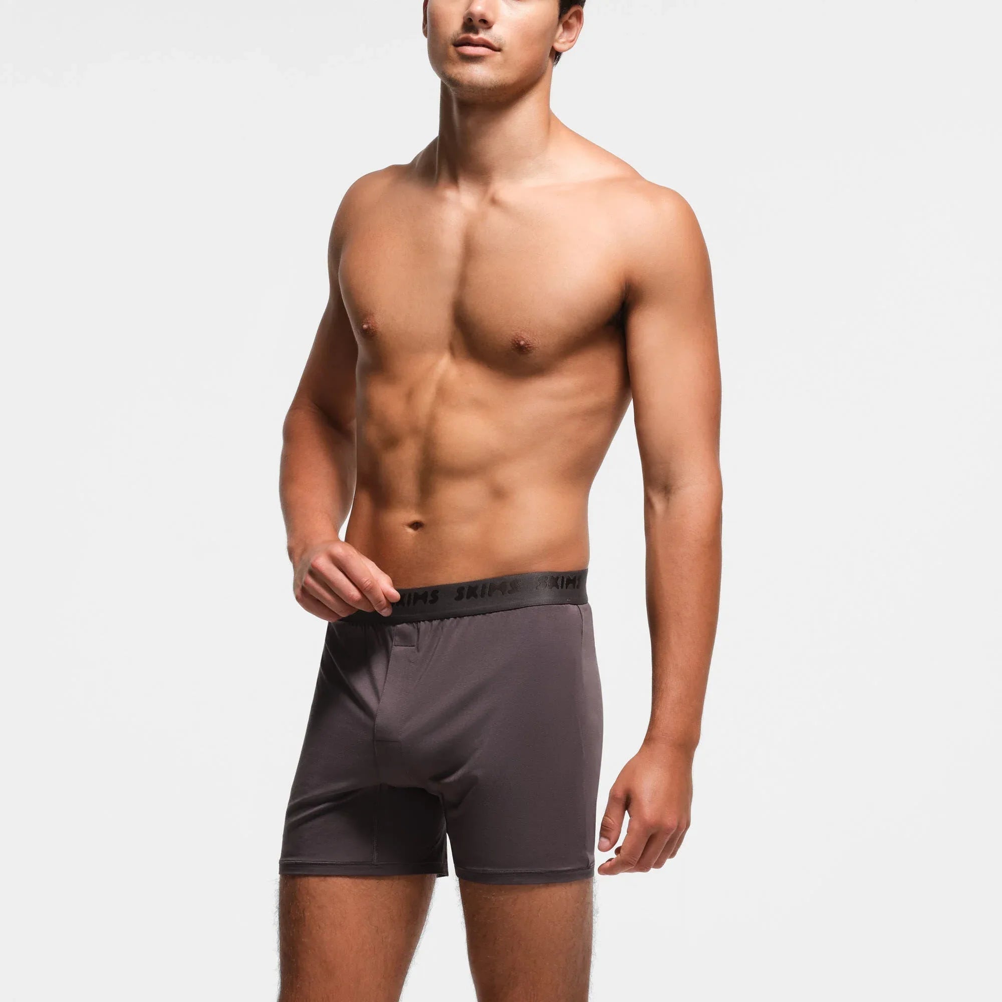 SKIMS STRETCH MENS KNIT BOXER | IRON - KUTU ŞORT - My Suti