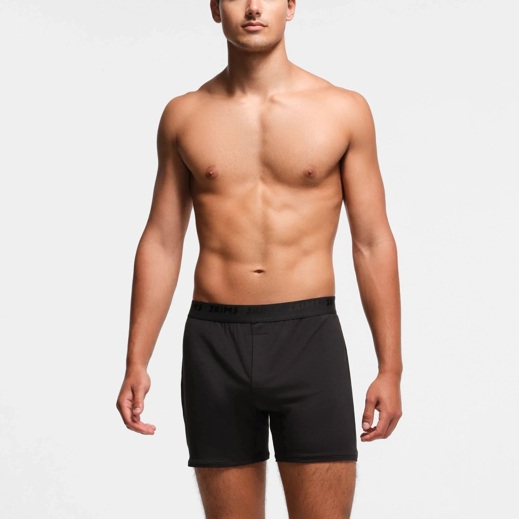 SKIMS STRETCH MENS KNIT BOXER | OBSIDIAN - KUTU ŞORT - My Suti