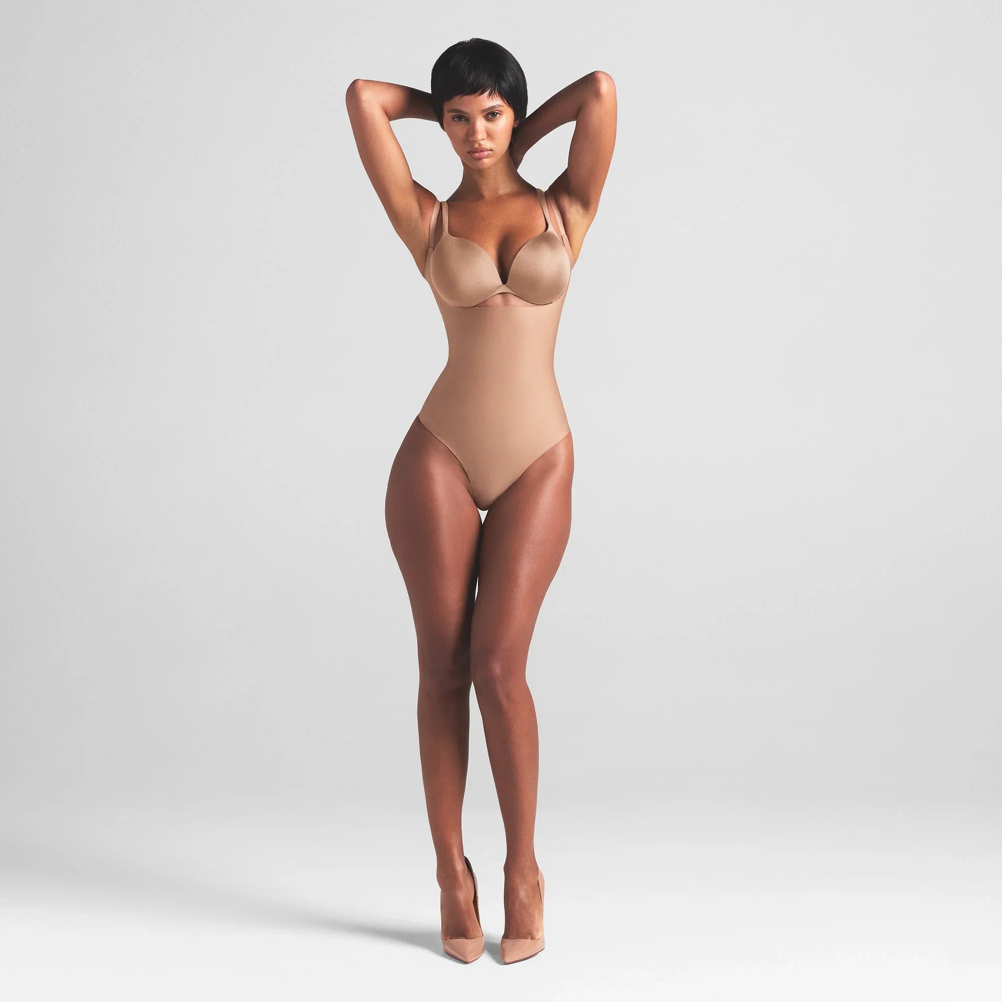 SKIMS BODY CORE SCULPT OPEN BUST THONG BODYSUIT | SIENNA - BODY - My Suti