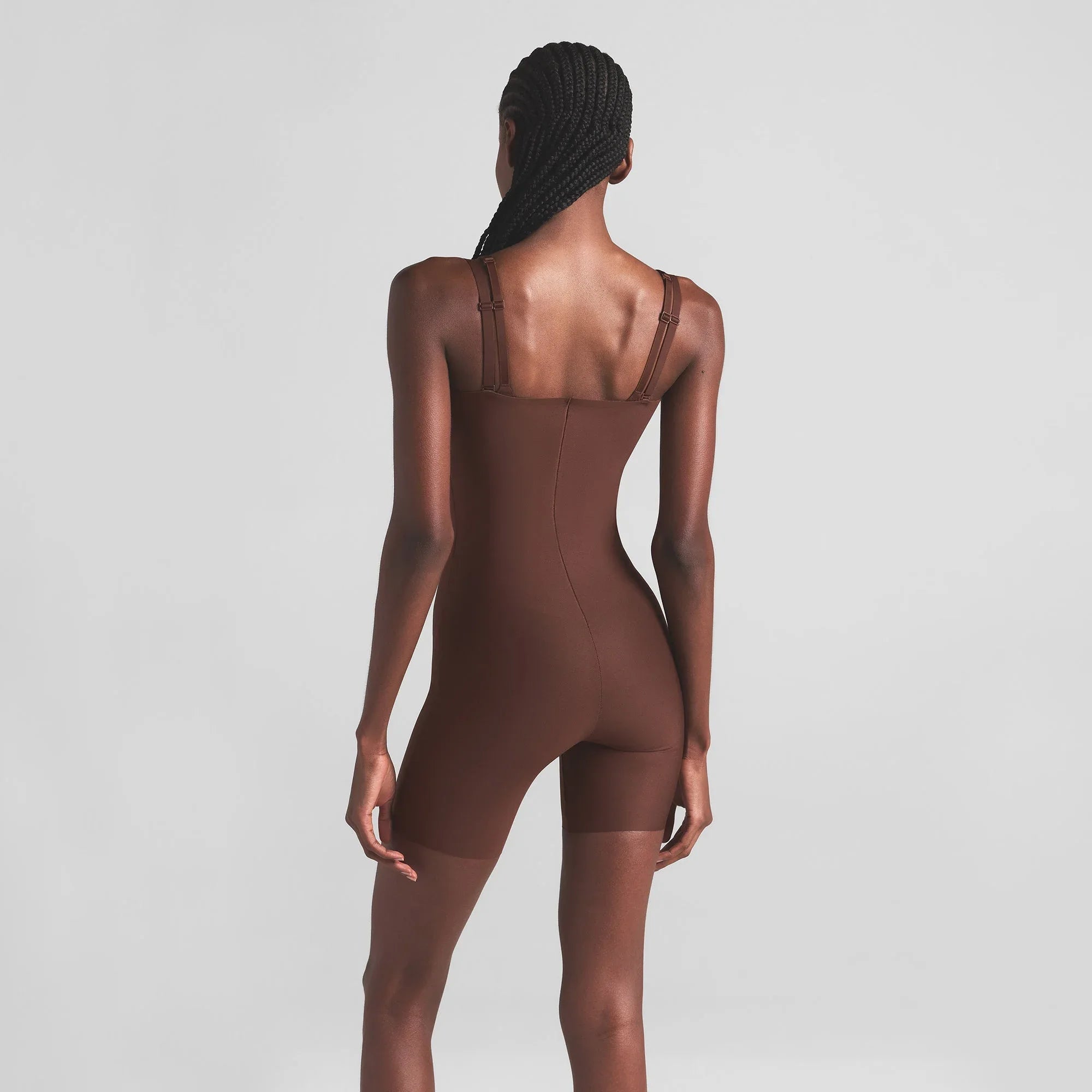 SKIMS BODY CORE SCULPT OPEN BUST MID THIGH BODYSUIT | COCOA - BODYSUIT - My Suti