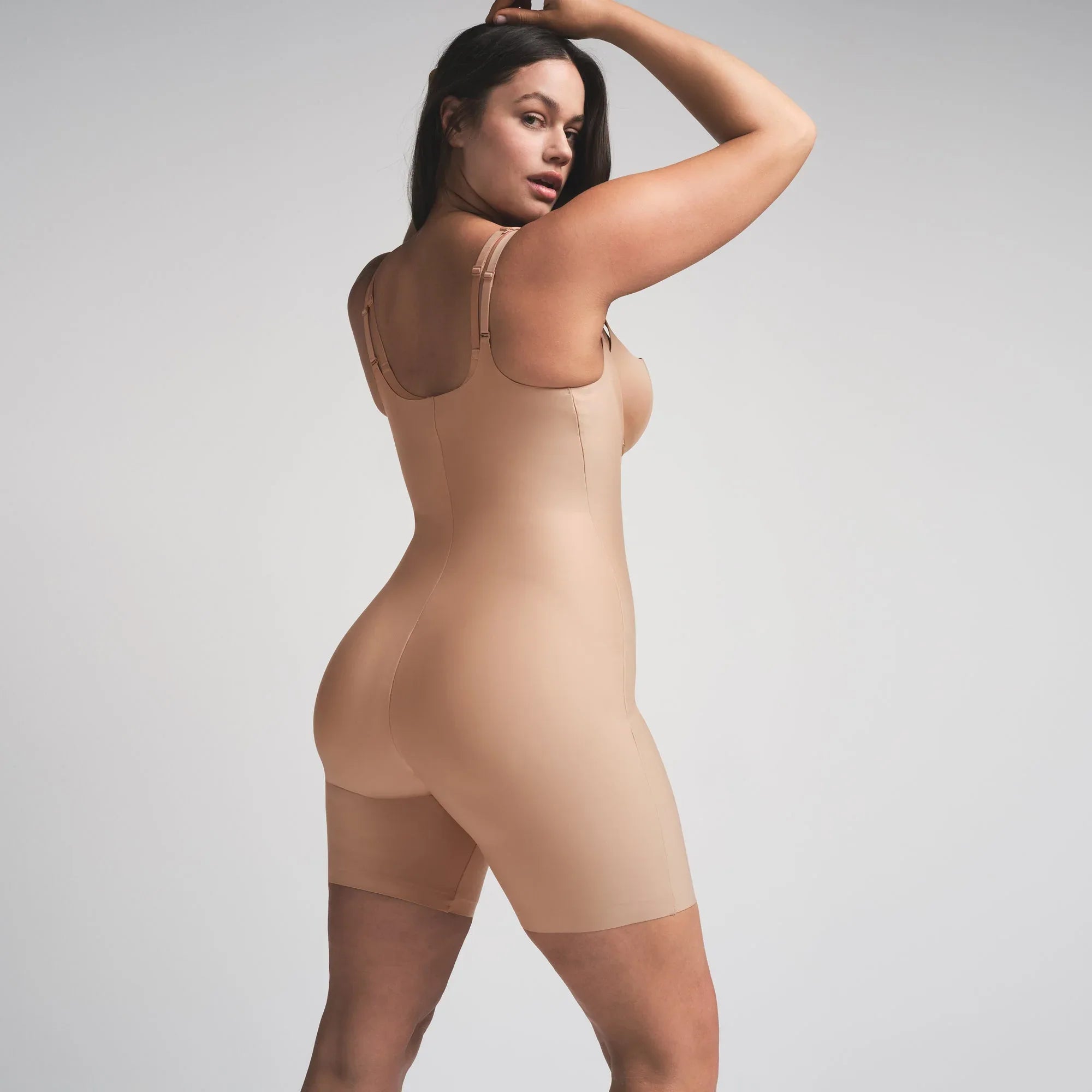 SKIMS BODY BUTT ENHANCING OPEN BUST PADDED BODYSUIT | CLAY - BODYSUIT - My Suti