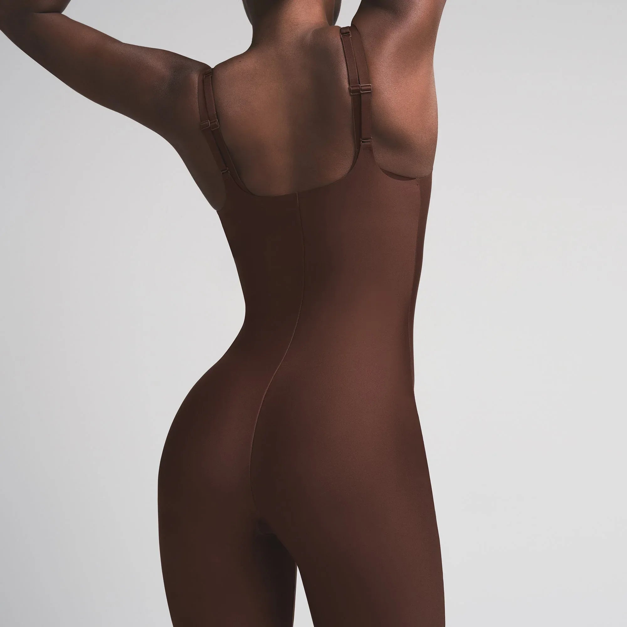 SKIMS BODY BUTT ENHANCING OPEN BUST PADDED BODYSUIT | COCOA - BODYSUIT - My Suti
