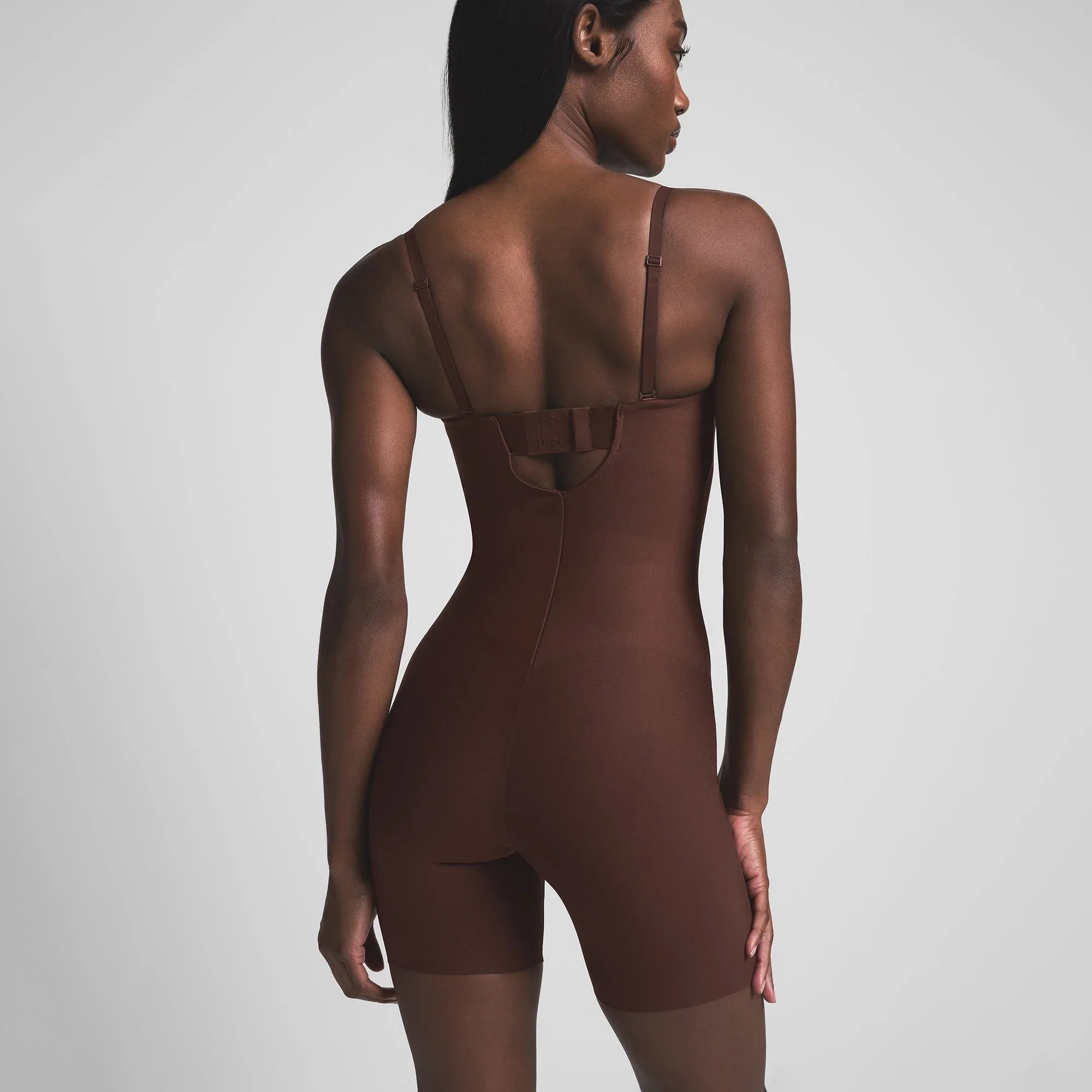 SKIMS BODY CORE SCULPT UNDERWIRE MID THIGH BODYSUIT | COCOA - BODYSUIT - My Suti