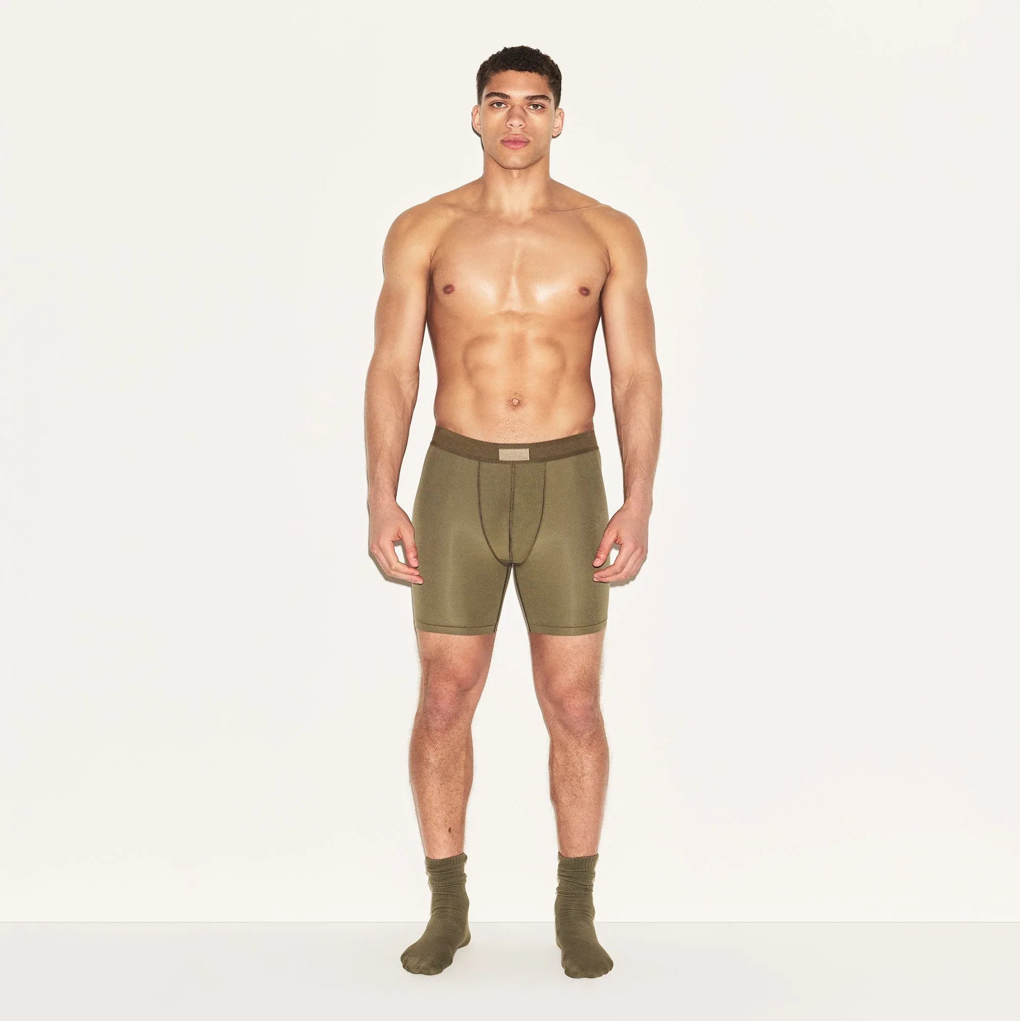 SKIMS COTTON MENS 5" BOXER BRIEF | ARMY - KUTU BRİF - My Suti