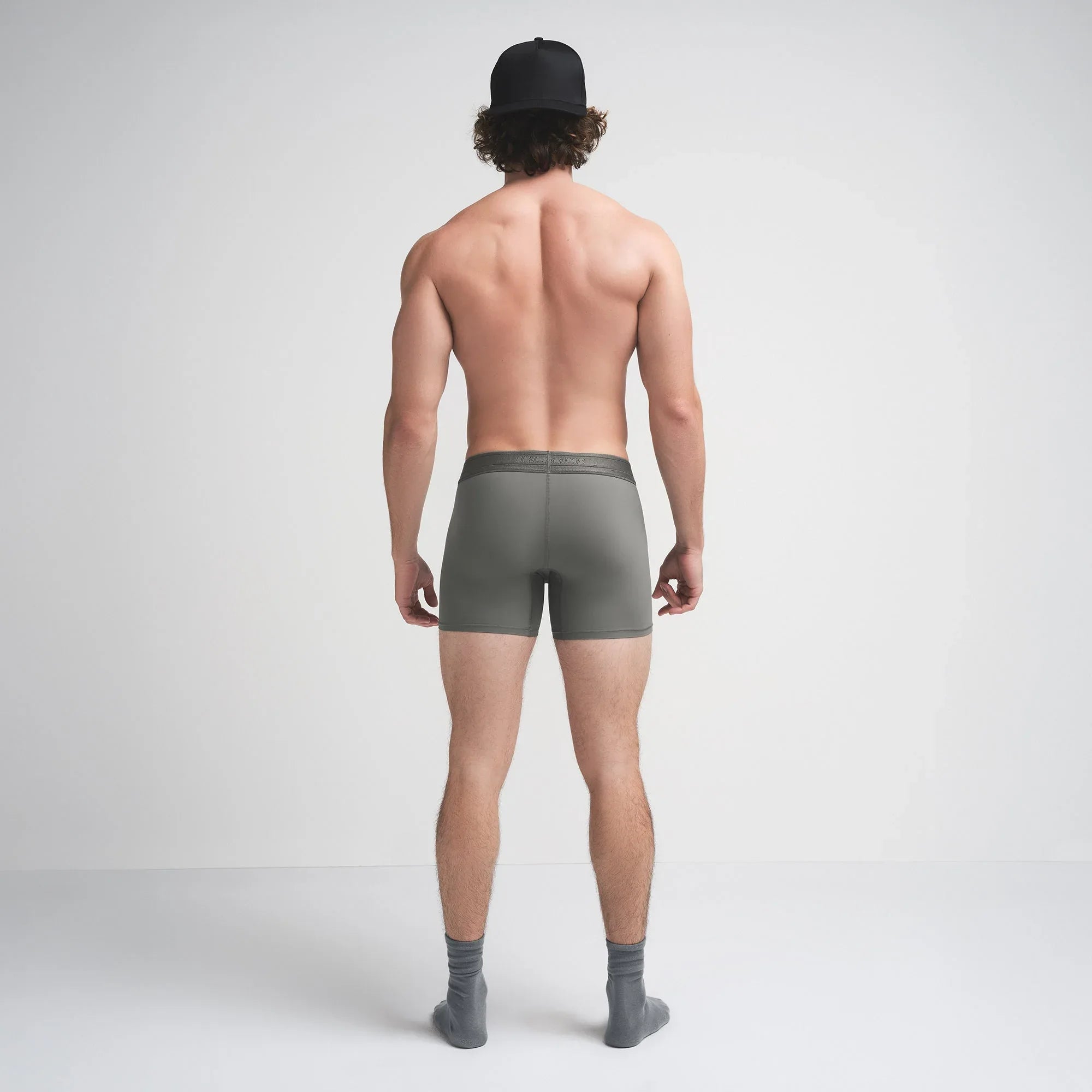 SKIMS SPORT MENS 5" BOXER BRIEF | GUNMETAL - KUTU ŞORT - My Suti