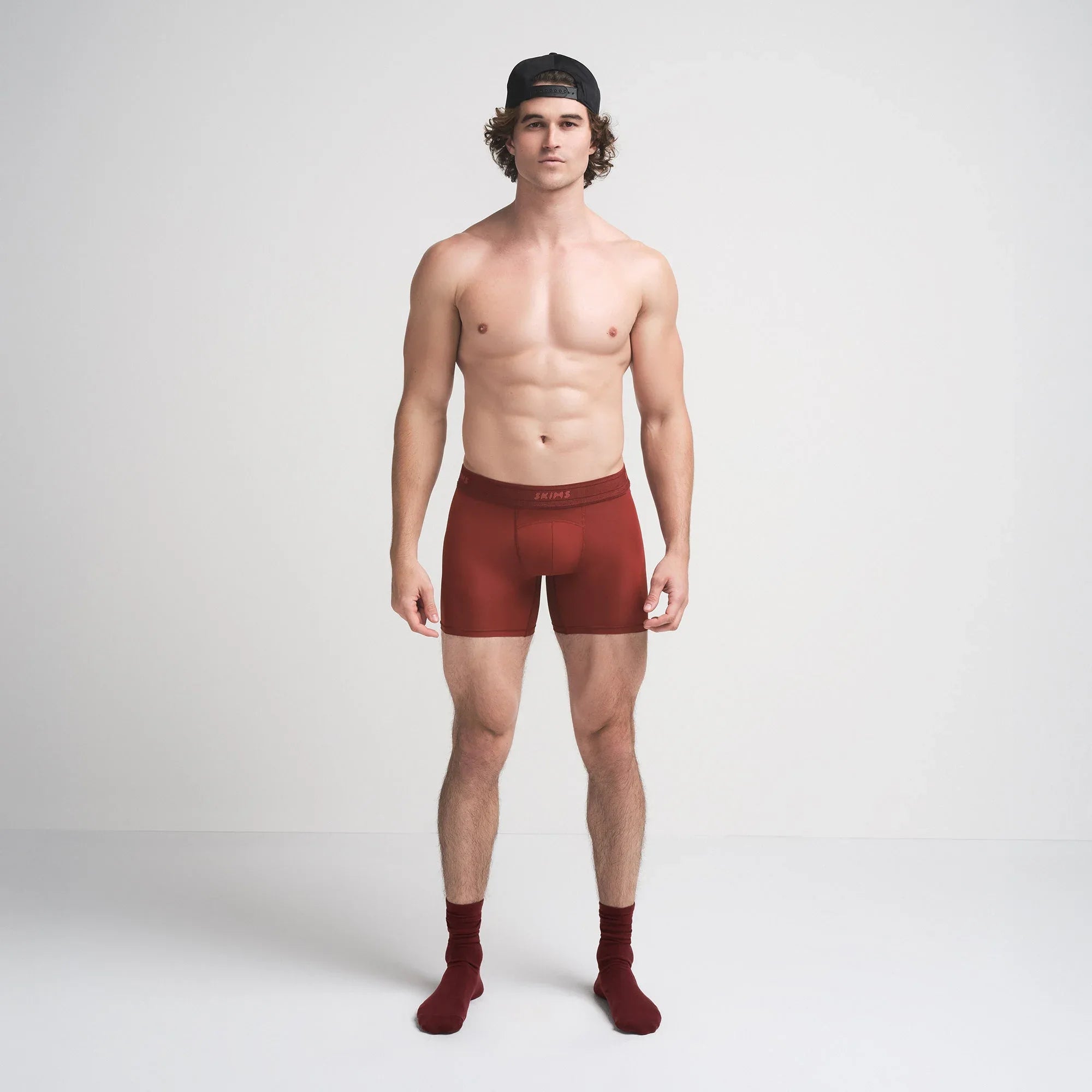 SKIMS SPORT MENS 5" BOXER BRIEF | SANGRIA - KUTU ŞORT - My Suti