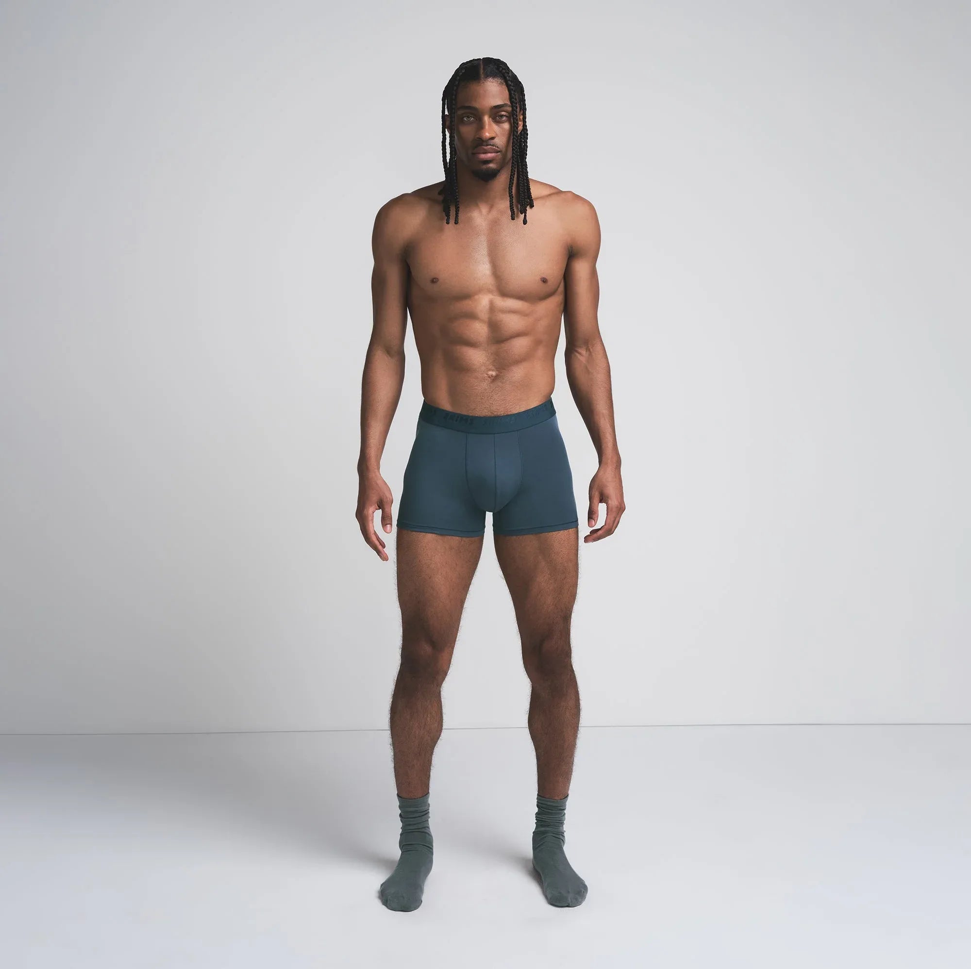 SKIMS STRETCH MENS 3" BOXER BRIEF 3-PACK | INDIGO MULTI - KUTU KALDIRICI - My Suti