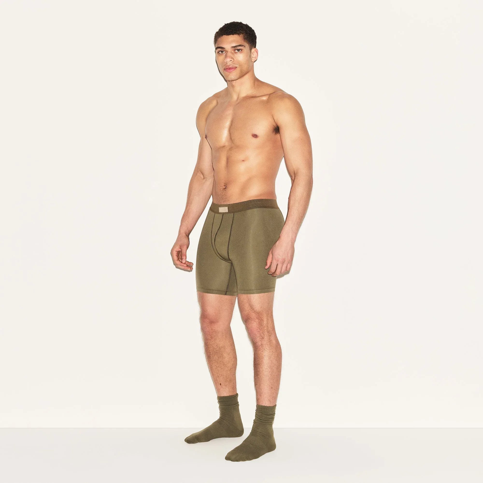 SKIMS COTTON MENS 5" BOXER BRIEF 3-PACK | ARMY MULTI - KUTU KALIP ŞORT - My Suti