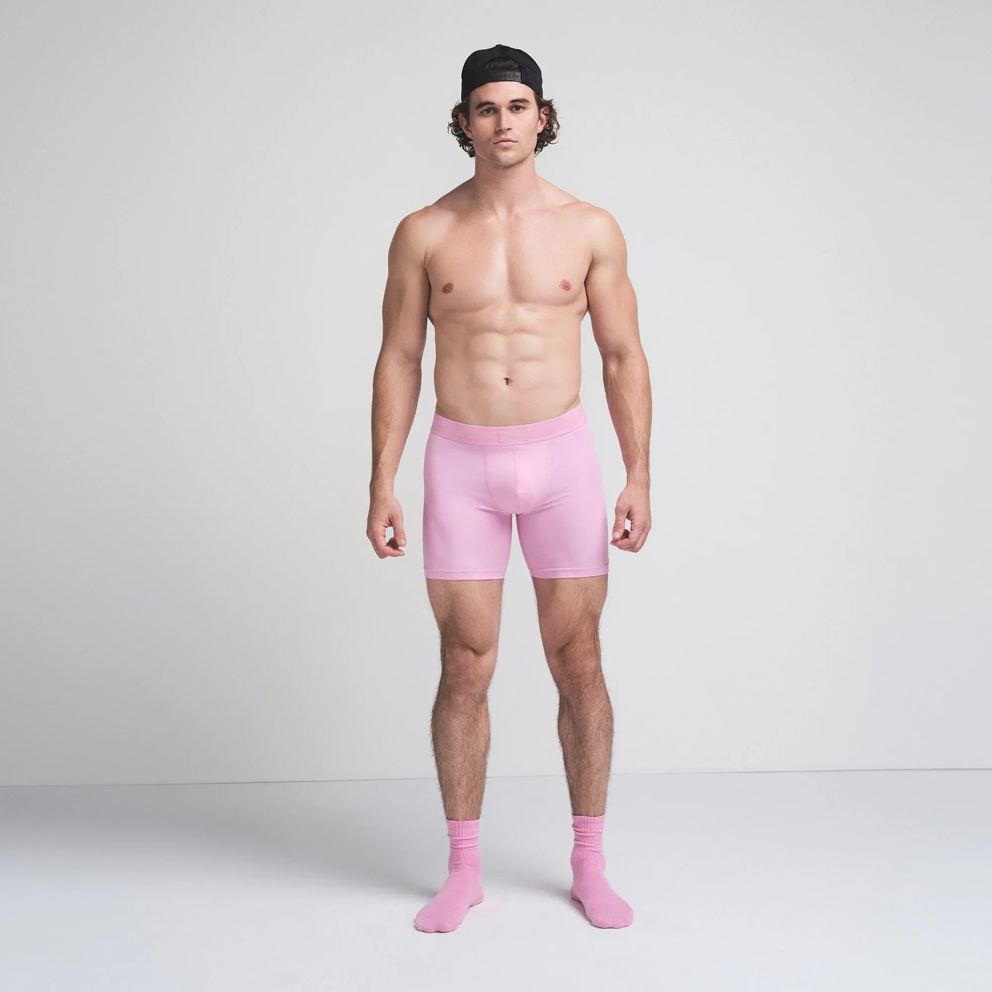 SKIMS COTTON MENS 5" BOXER BRIEF 3-PACK | BUBBLE GUM UMBER MULTI - KUTU KALIP ŞORT - My Suti