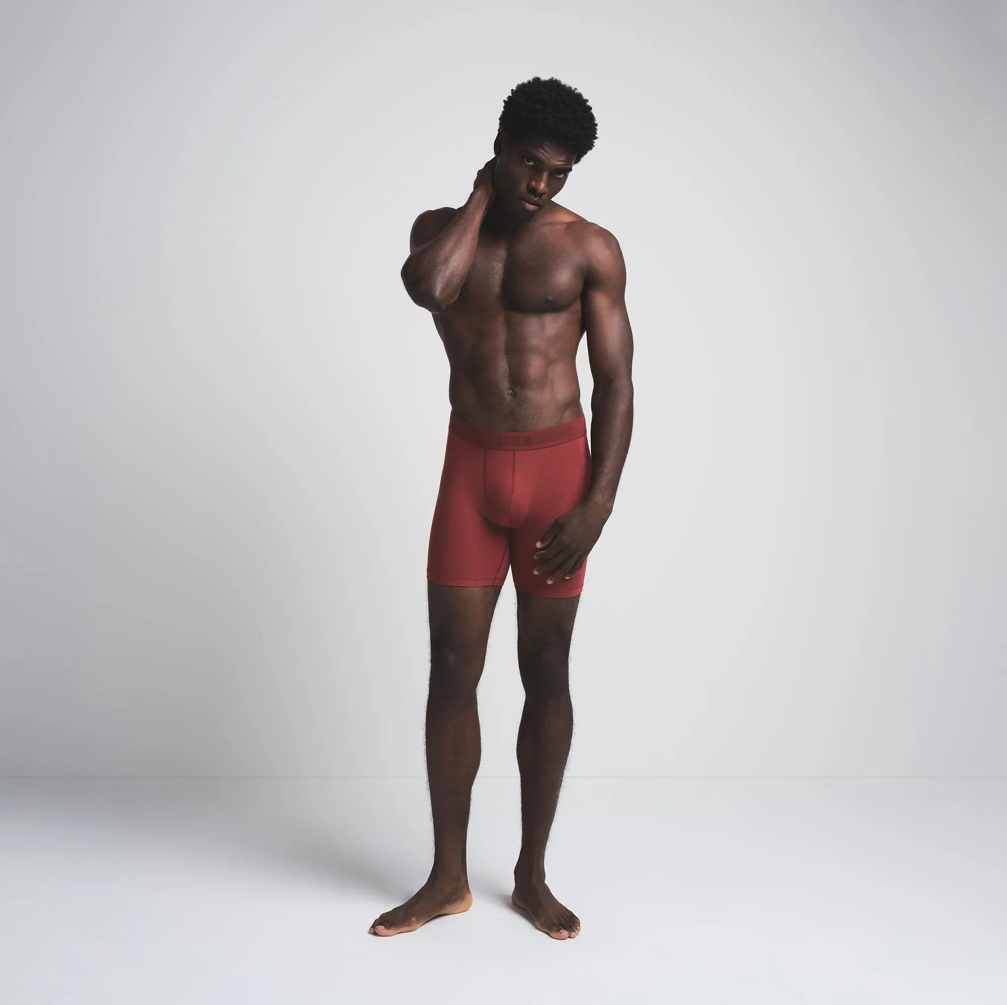 SKIMS COTTON MENS 5" BOXER BRIEF 3-PACK | MERLOT MULTI - KUTU KALIP ŞORT - My Suti