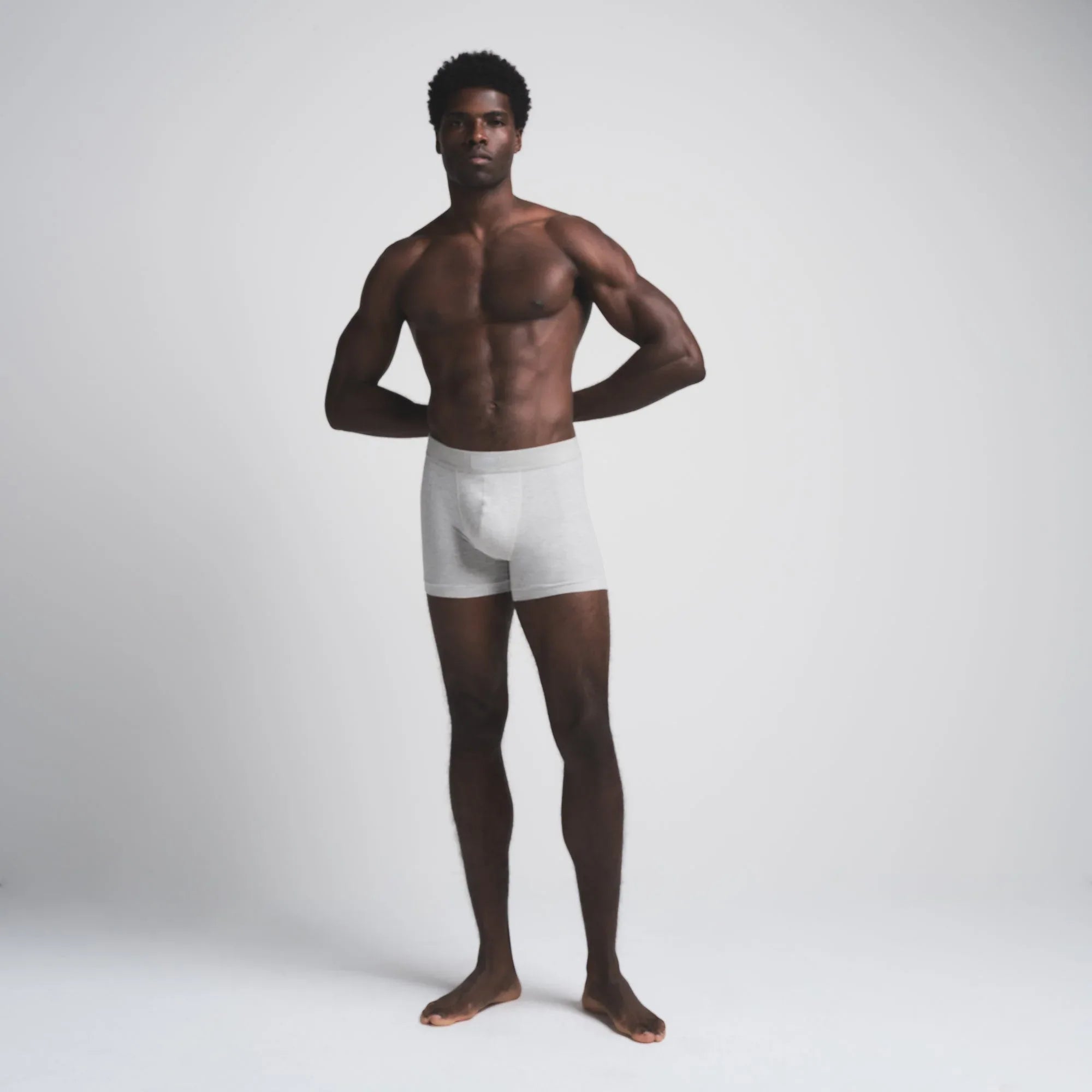 SKIMS COTTON MENS 3" BOXER BRIEF 5-PACK | HEATHER MULTI - KUTU KALDIRICI - My Suti