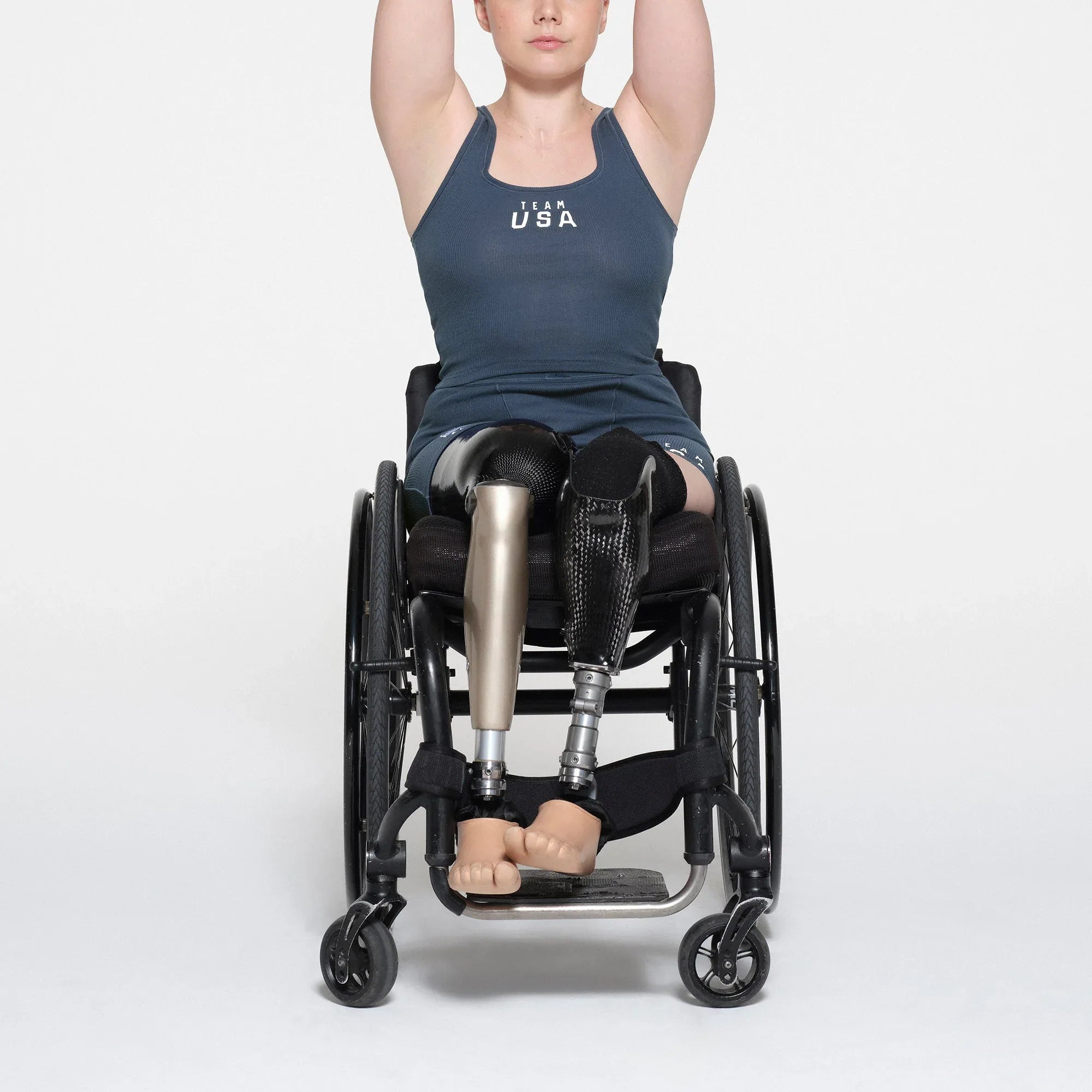 SKIMS FOR TEAM USA COTTON RIB PARALYMPIC BOXER | NAVY - KUTU ŞORT - My Suti