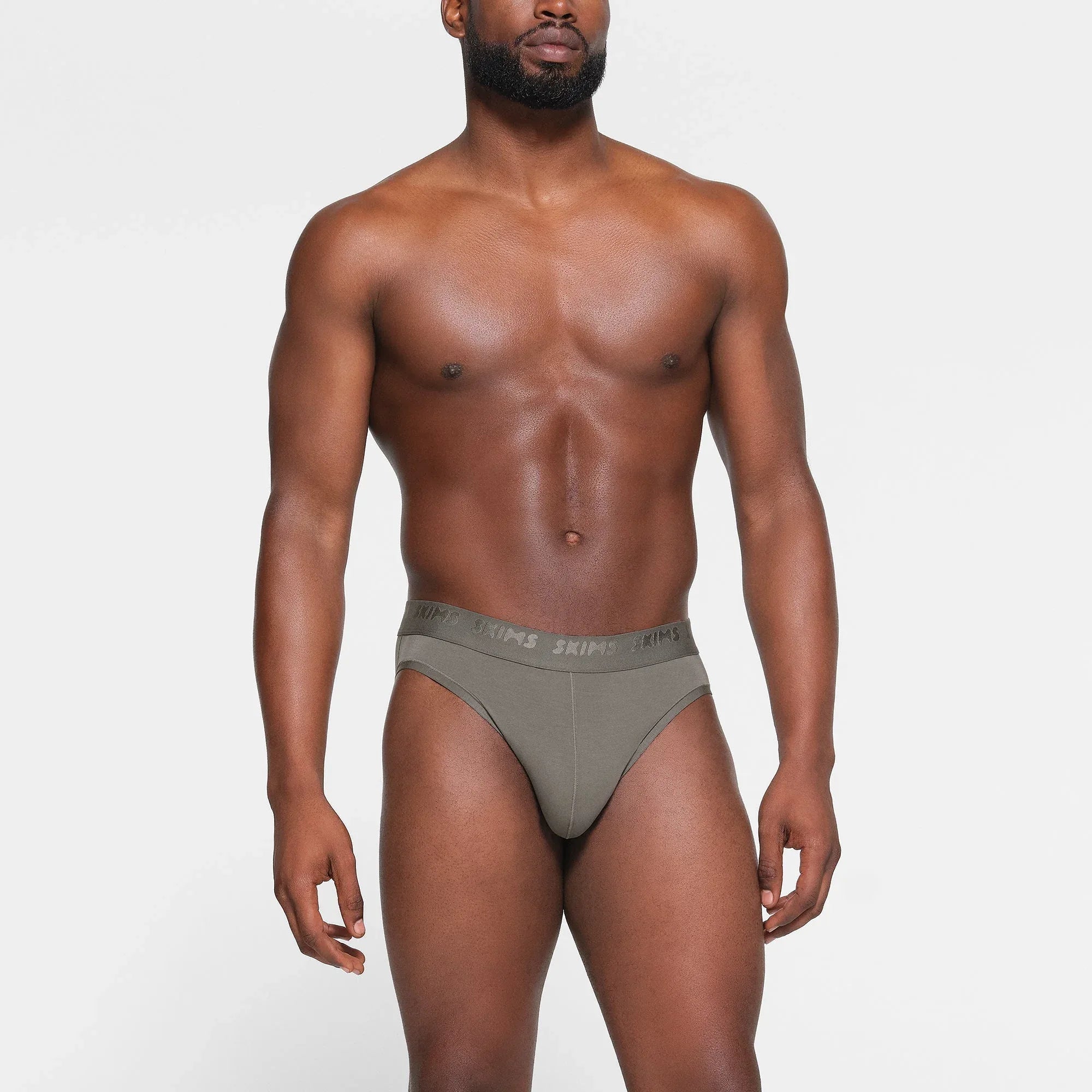 SKIMS STRETCH MENS BRIEF | GUNMETAL - KÜLOT - My Suti