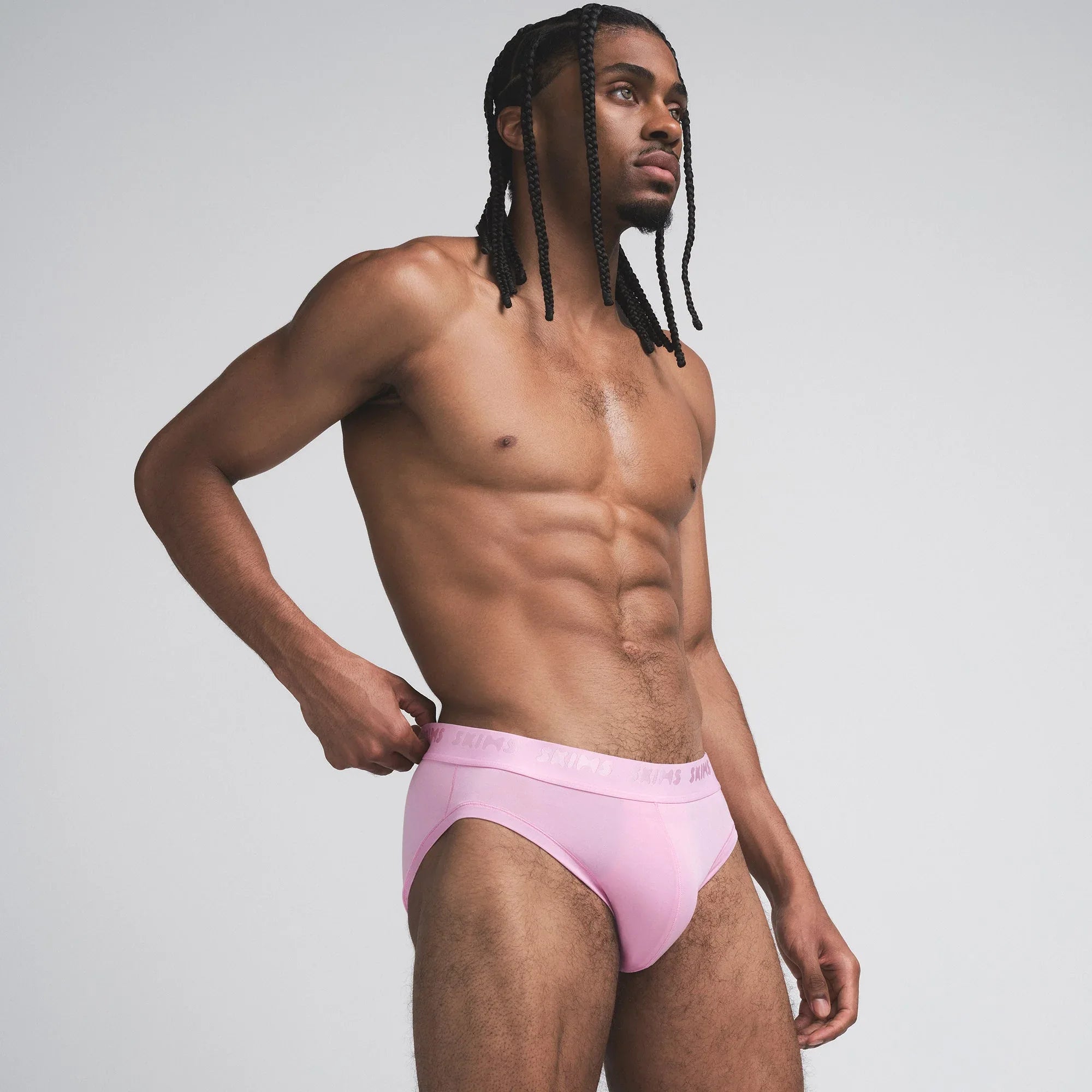 SKIMS STRETCH MENS BRIEF 3-PACK | BUBBLE GUM MIRROR MULTI - KÜLOT - My Suti