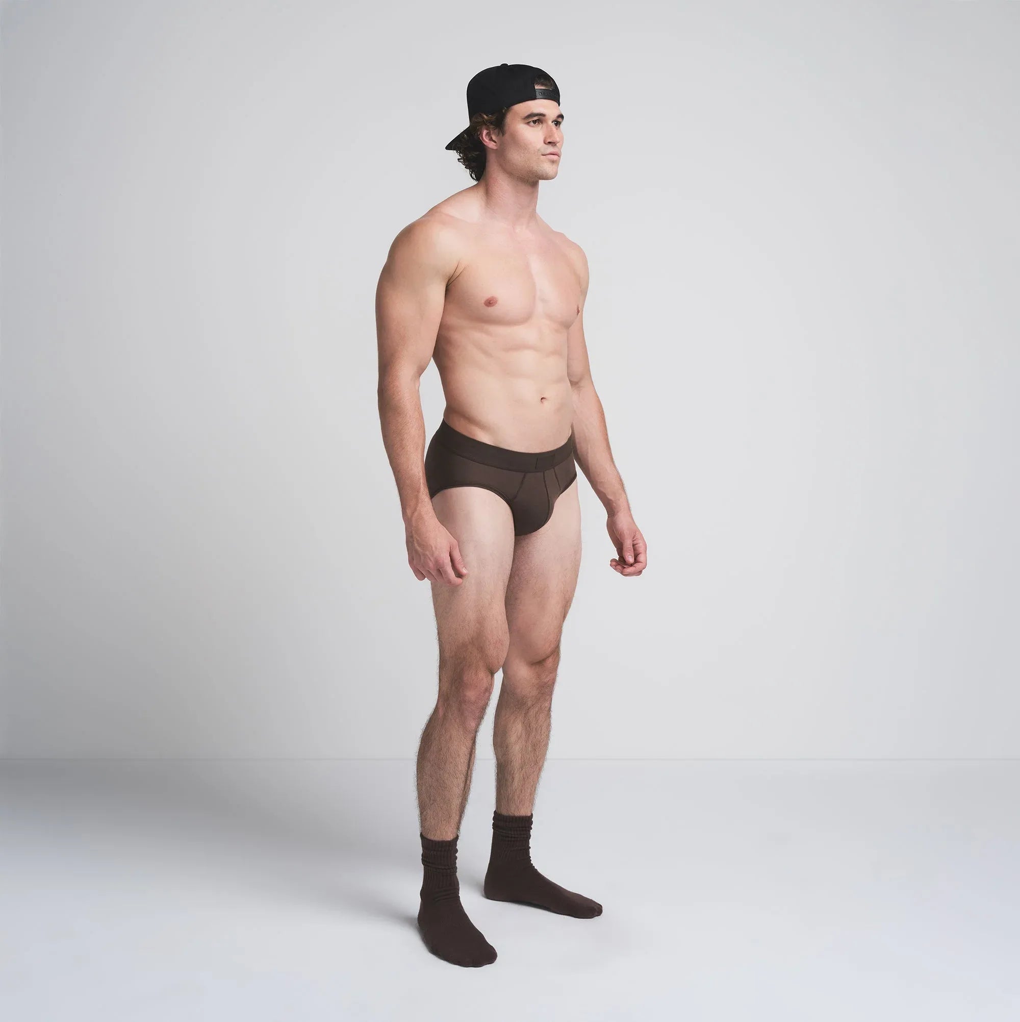 SKIMS COTTON MENS BRIEF 3-PACK | DARK SEPIA MULTI - KÜLOT - My Suti