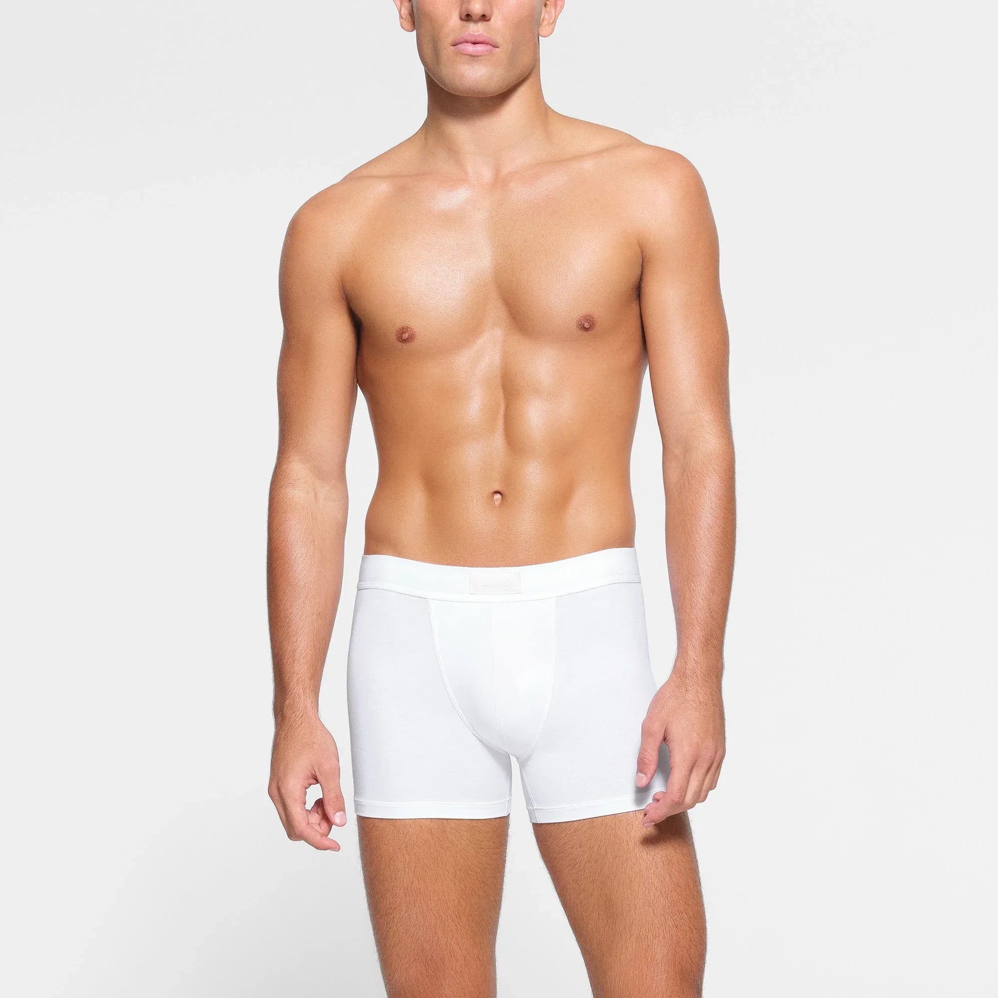 SKIMS COTTON MENS 3" BOXER BRIEF 3-PACK | CHALK - KUTU KALDIRICI - My Suti