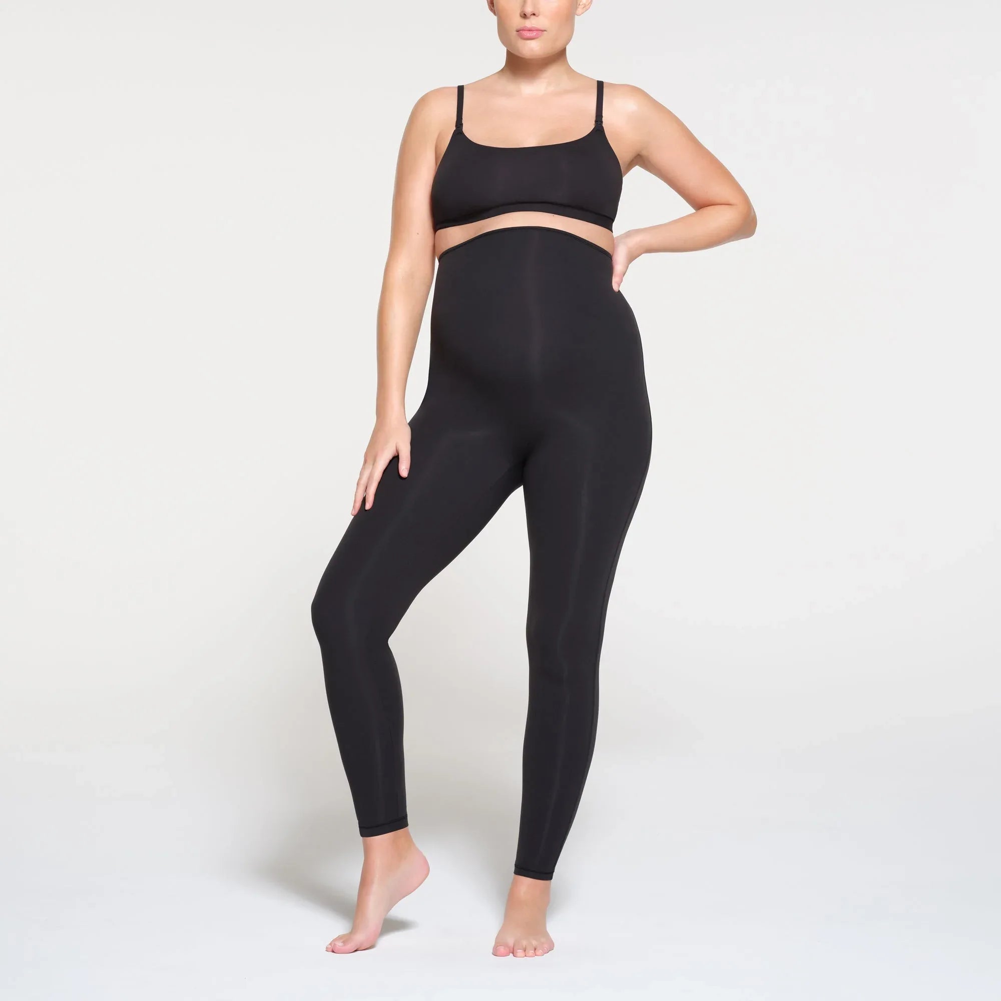 SKIMS FITS EVERYBODY MATERNITY HIGH-WAISTED LEGGING | ONYX - TAYT - My Suti