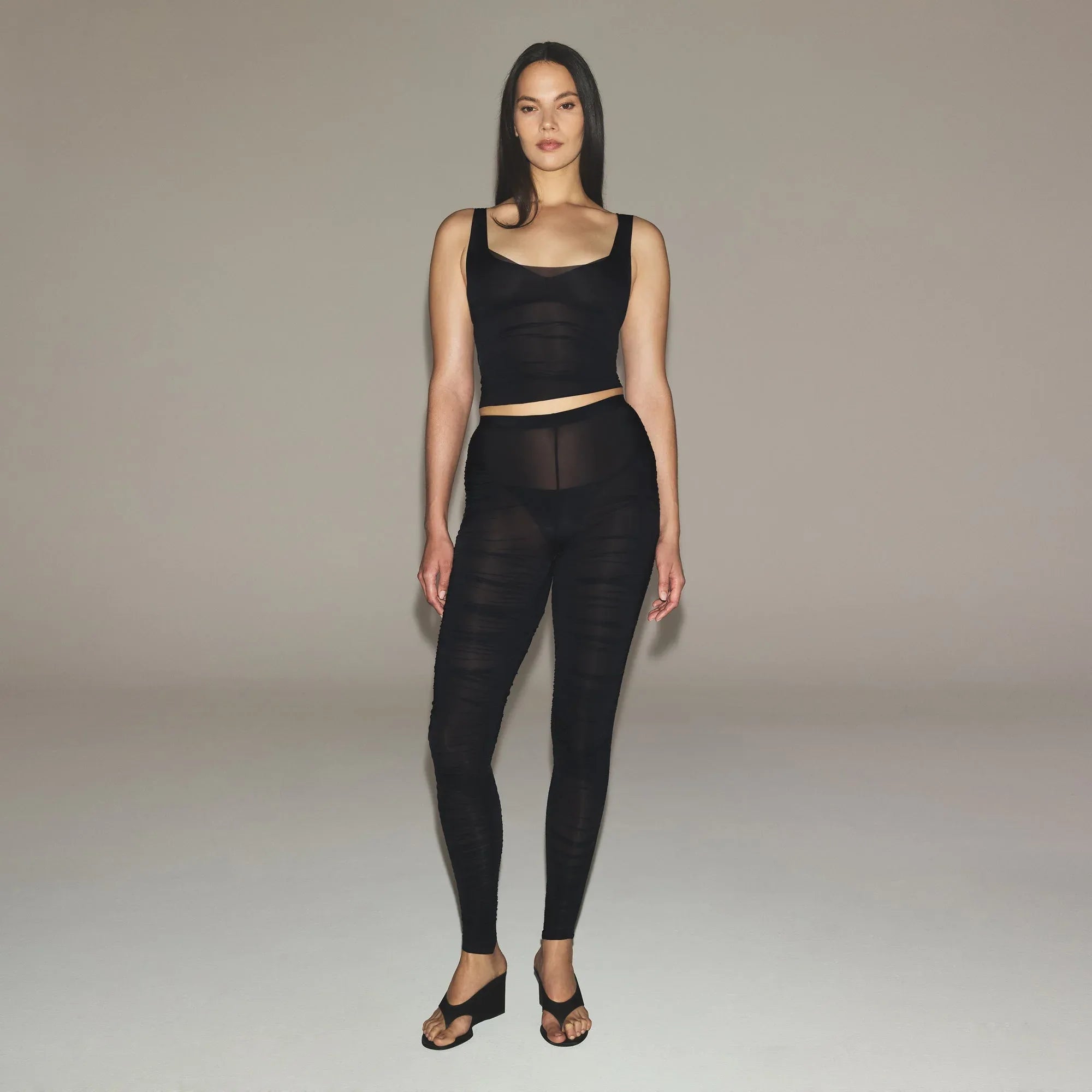 SKIMS MILKY SHEER HIGH-WAISTED LEGGING | OBSIDIAN - TAYT - My Suti