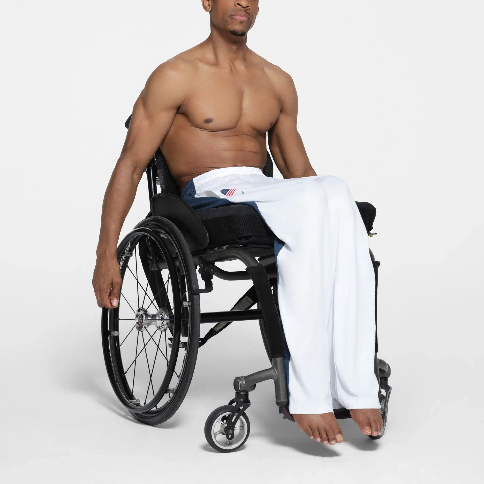 SKIMS FOR TEAM USA JERSEY SLEEP MENS PARALYMPIC PANT | WHITE - PANTOLON - My Suti