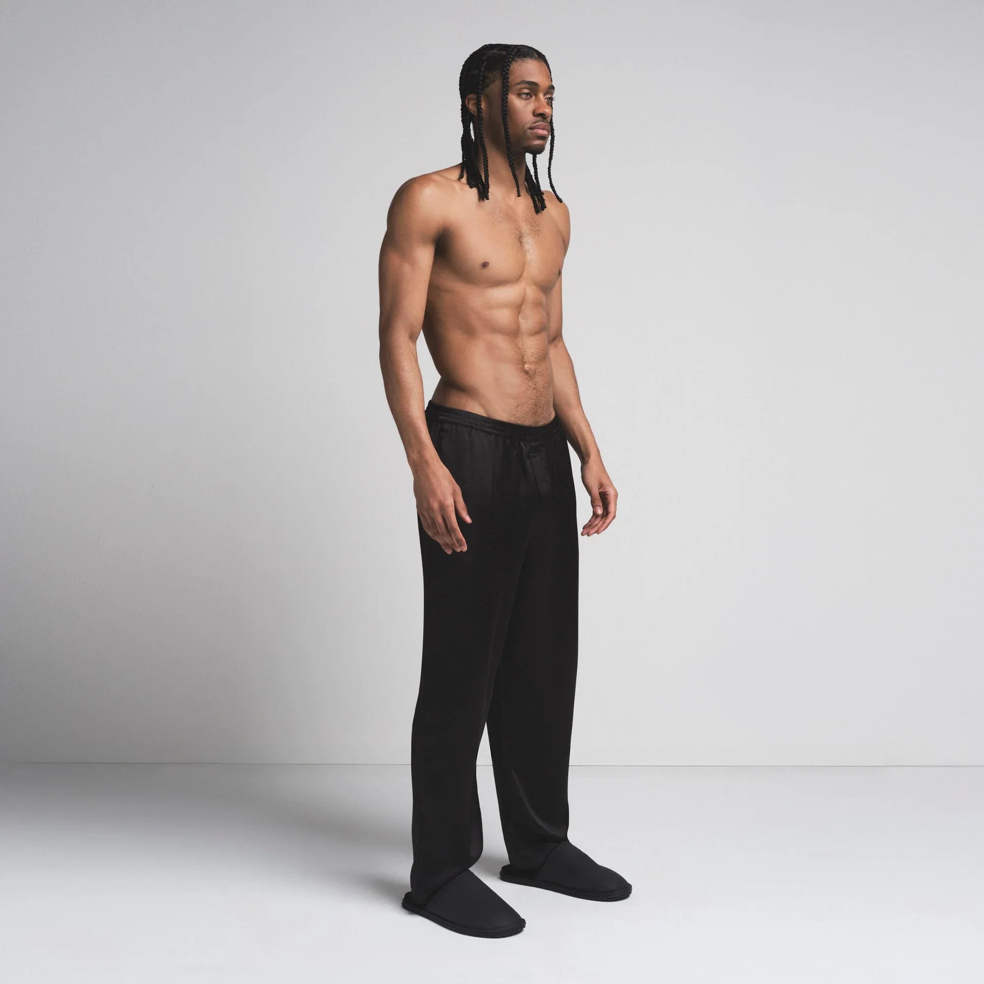 SKIMS SATEEN SLEEP MENS PANT | ONYX - PANTOLON - My Suti