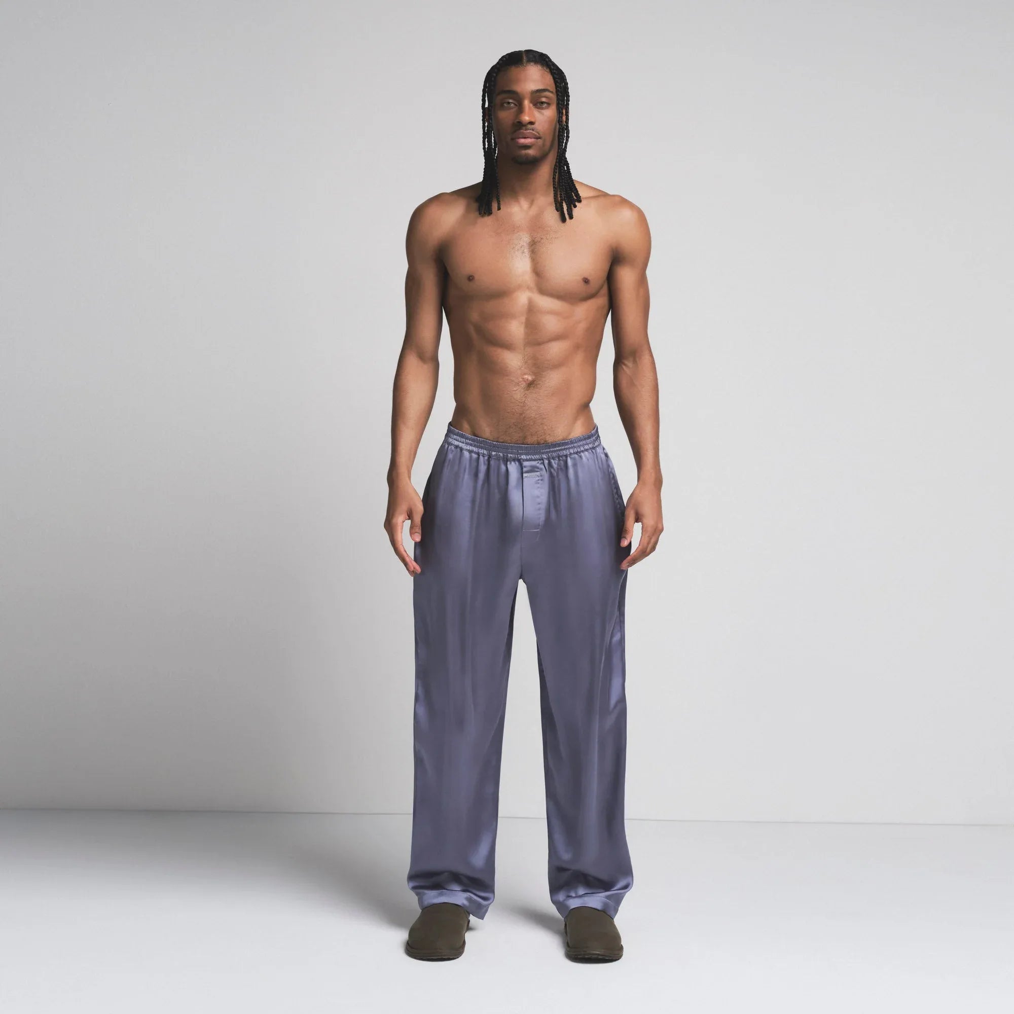 SKIMS SATEEN SLEEP MENS PANT | SLATE - PANTOLON - My Suti