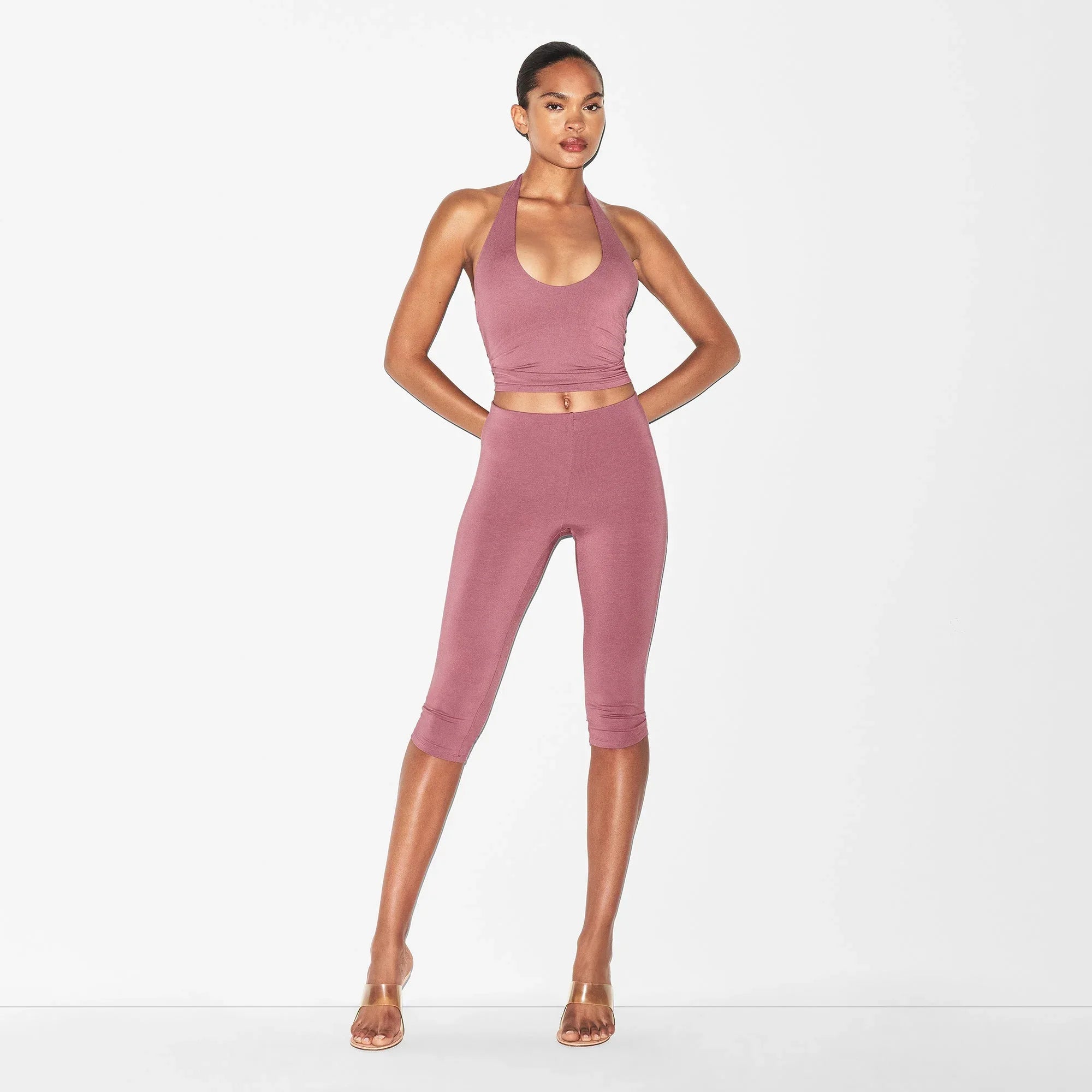 SKIMS SMOOTH LAYERS CAPRI | REDWOOD - TAYT - My Suti