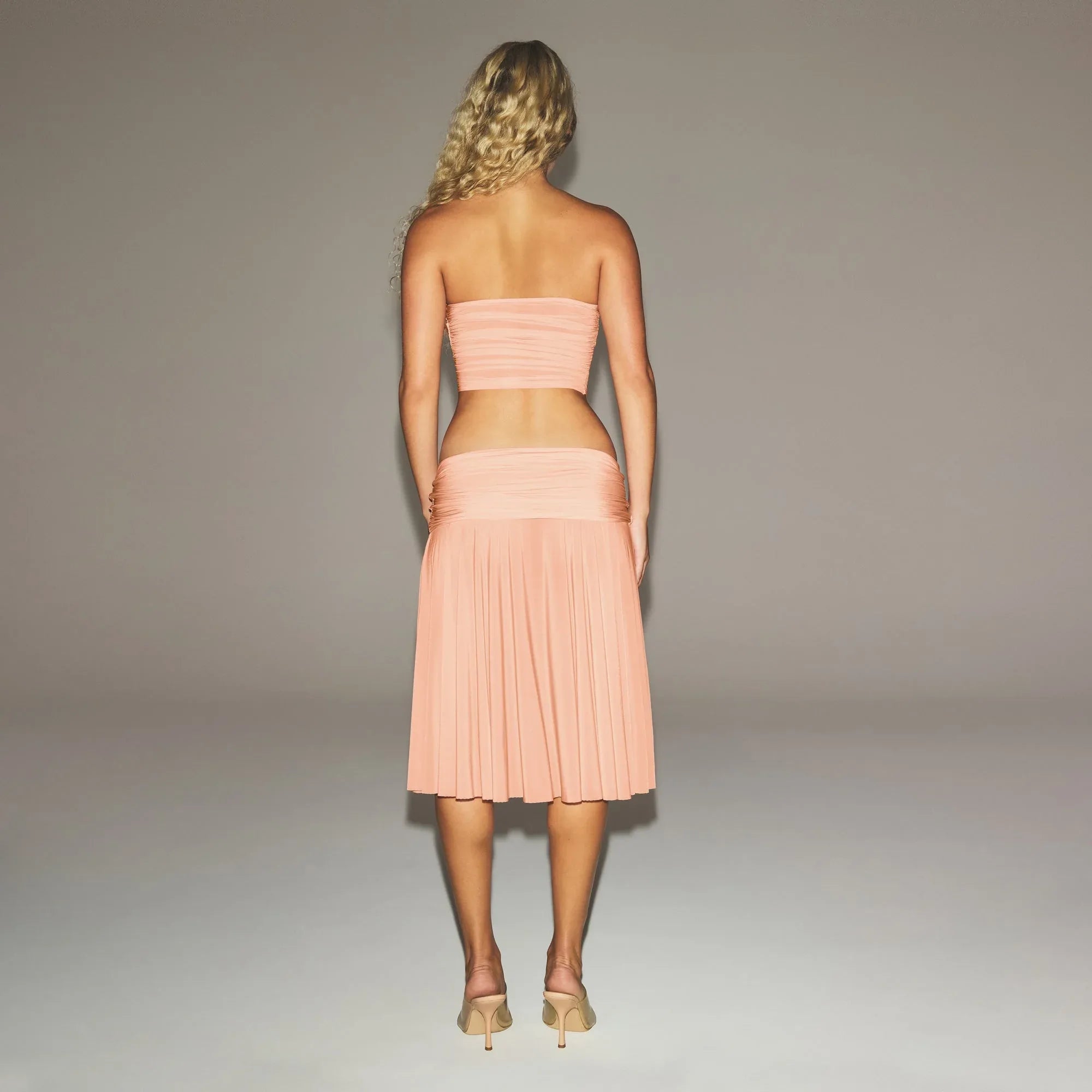 SKIMS MILKY SHEER MIDI SKIRT | DESERT CLAY - ETEK - My Suti